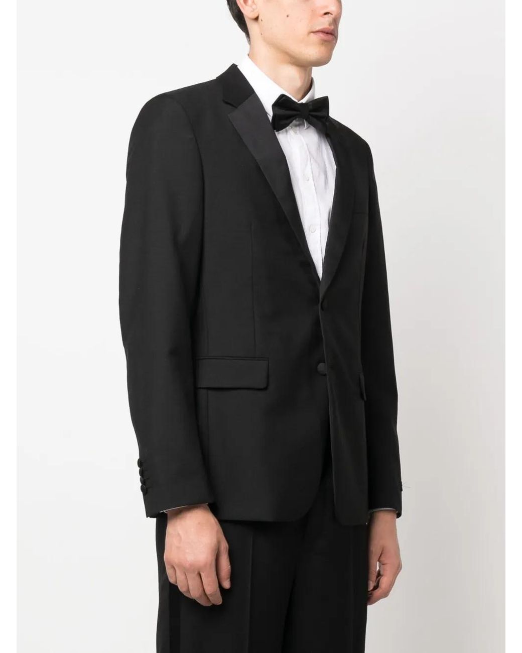 Prada Black Single-Breasted Tailored Blazer for men