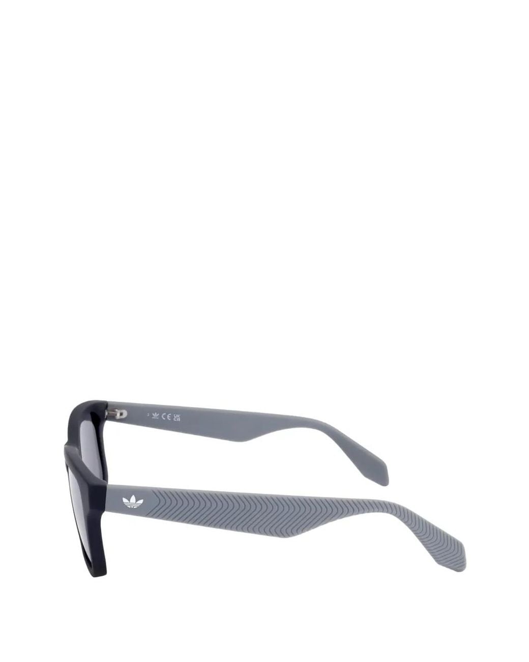 Adidas Blue Matte-Finish Rectangle-Frame Sunglasses
