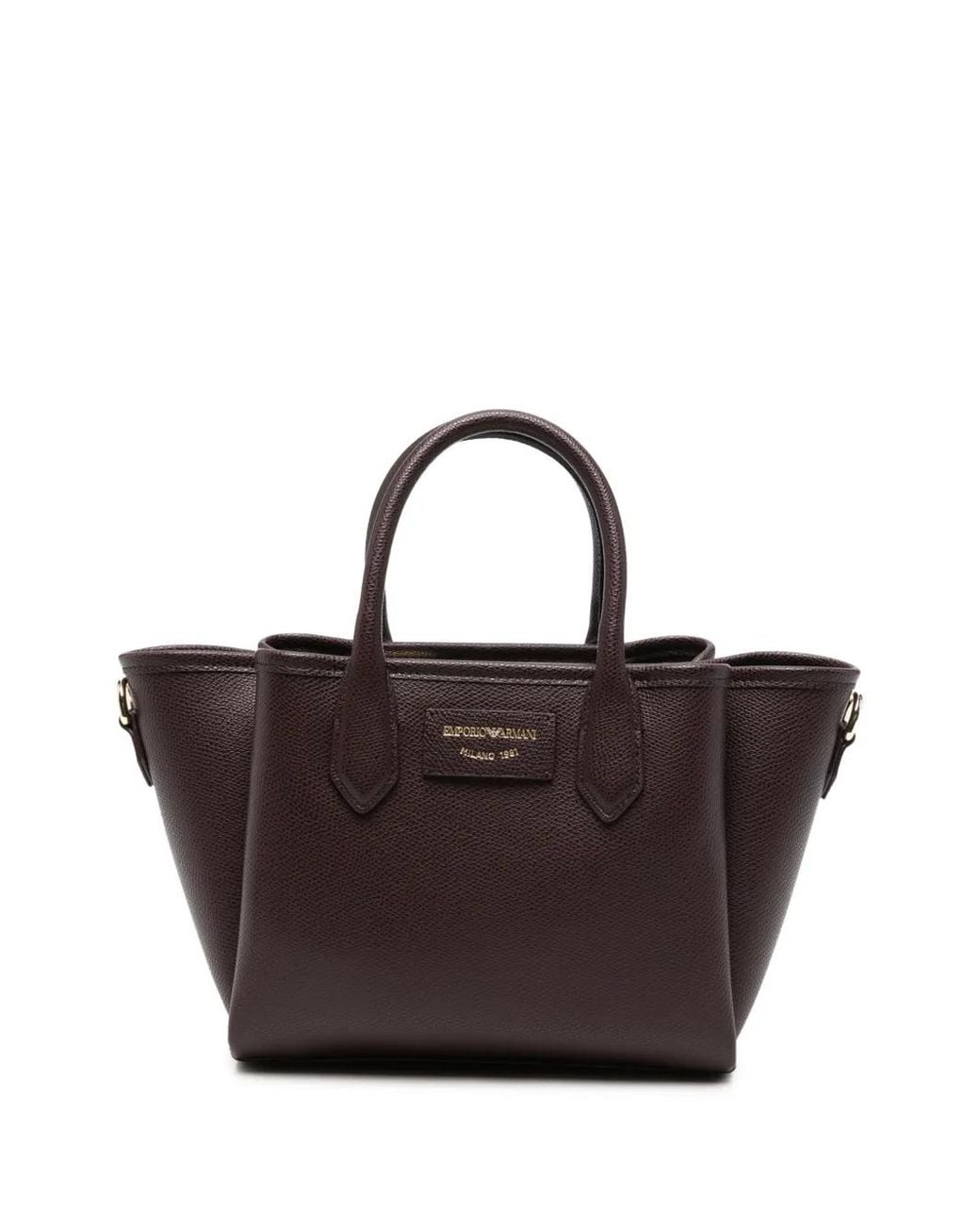 Emporio Armani Brown Shopping Bag