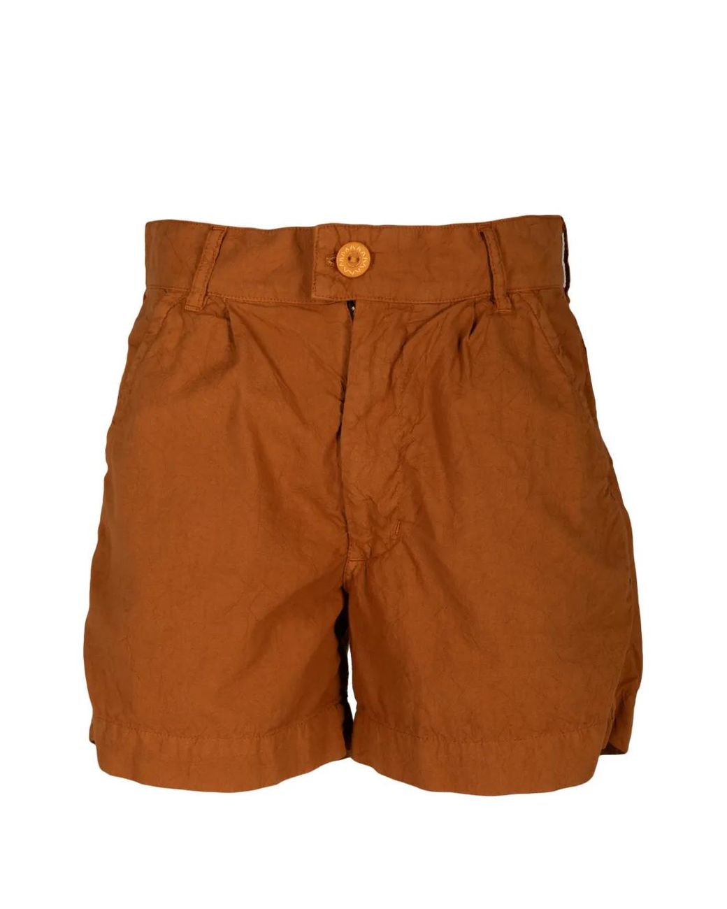 MonoStereo Brown Belt-Loop Shorts for men