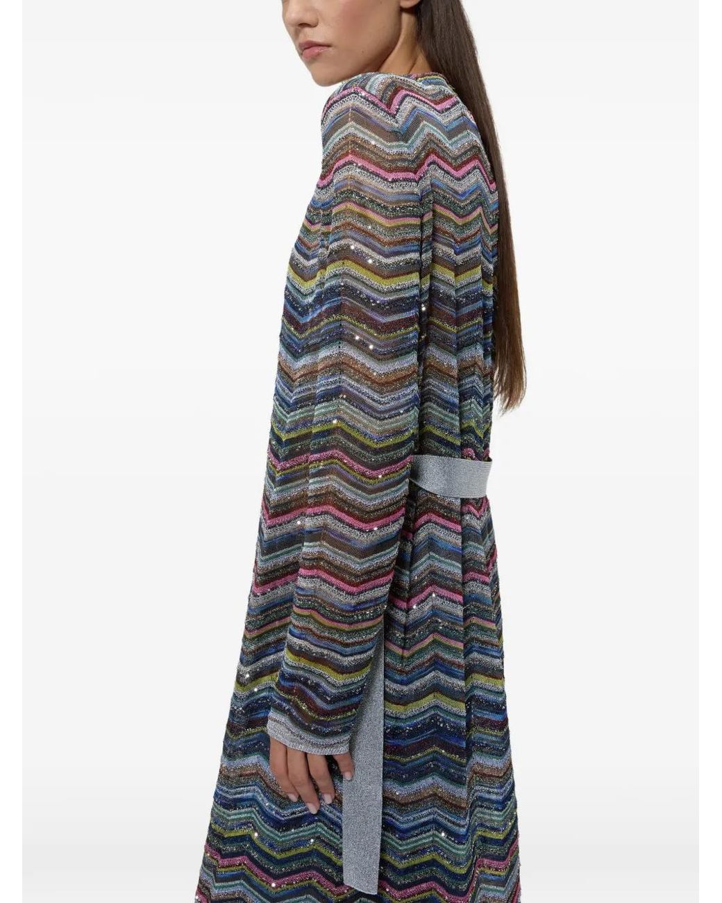 Missoni Gray V-Neck Cardigan