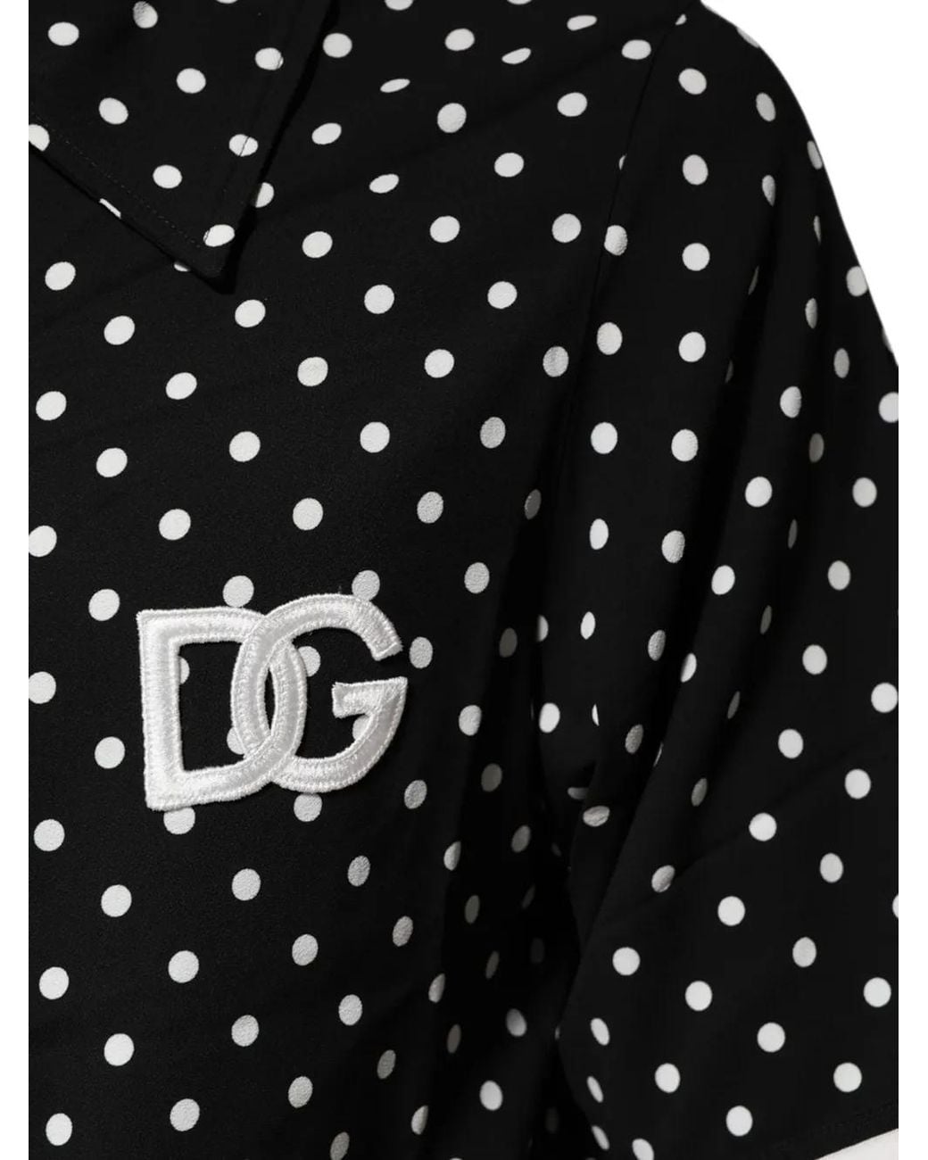 Dolce & Gabbana Black Polka-Dot Bandana-Print Sweater for men
