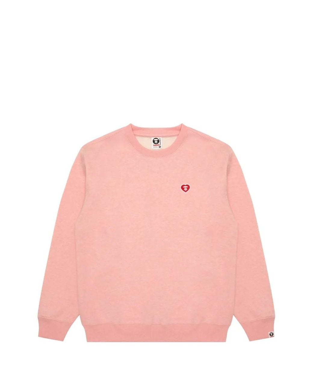 Aape By A Bathing Ape Pink Logo-Patch Sweatshirt for men