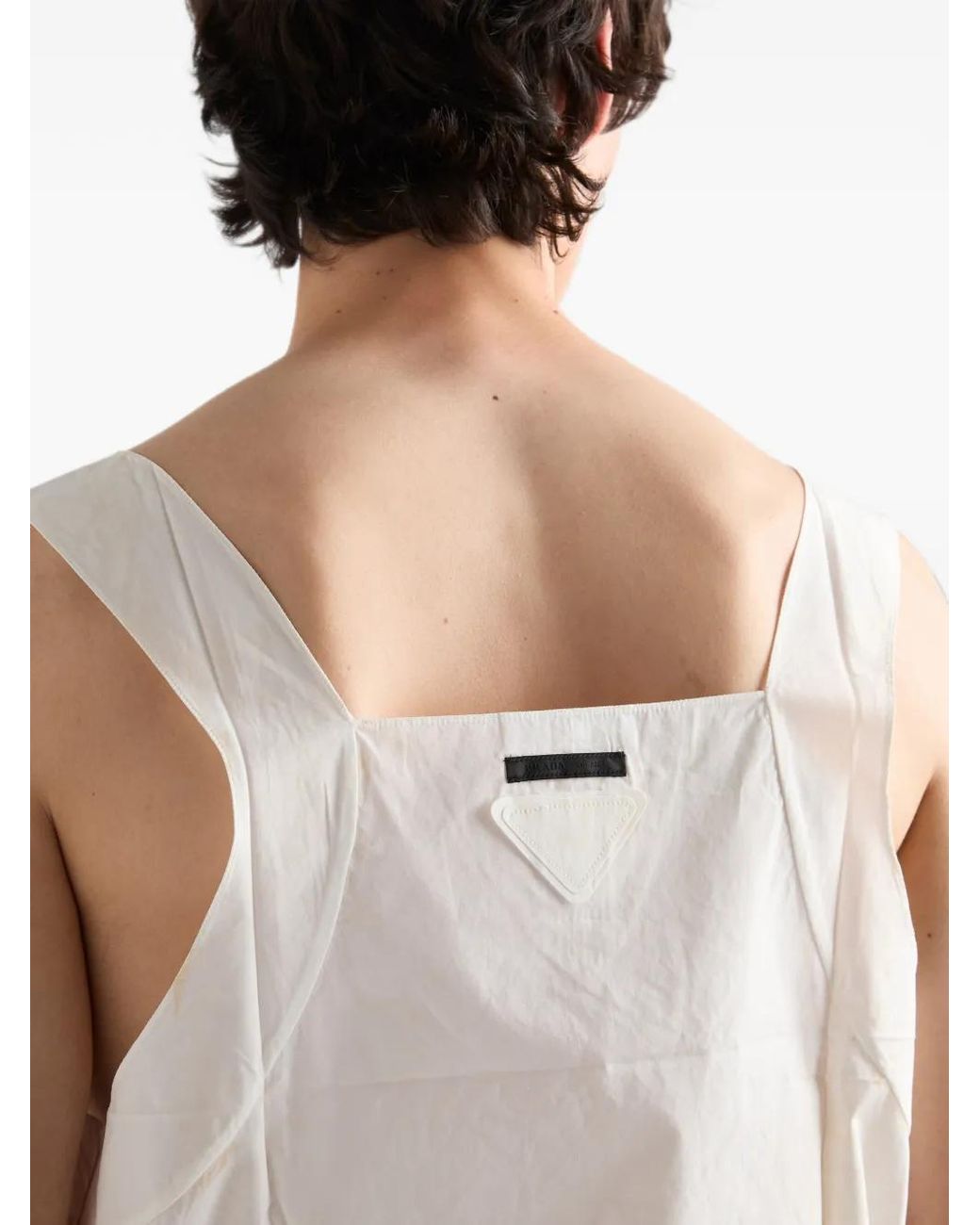 Prada Katoenen Top in het White voor heren
