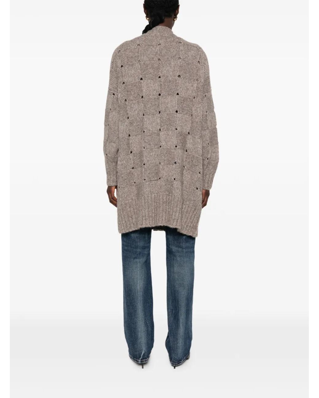 ELY ELY Gray Cardigan En Maille
