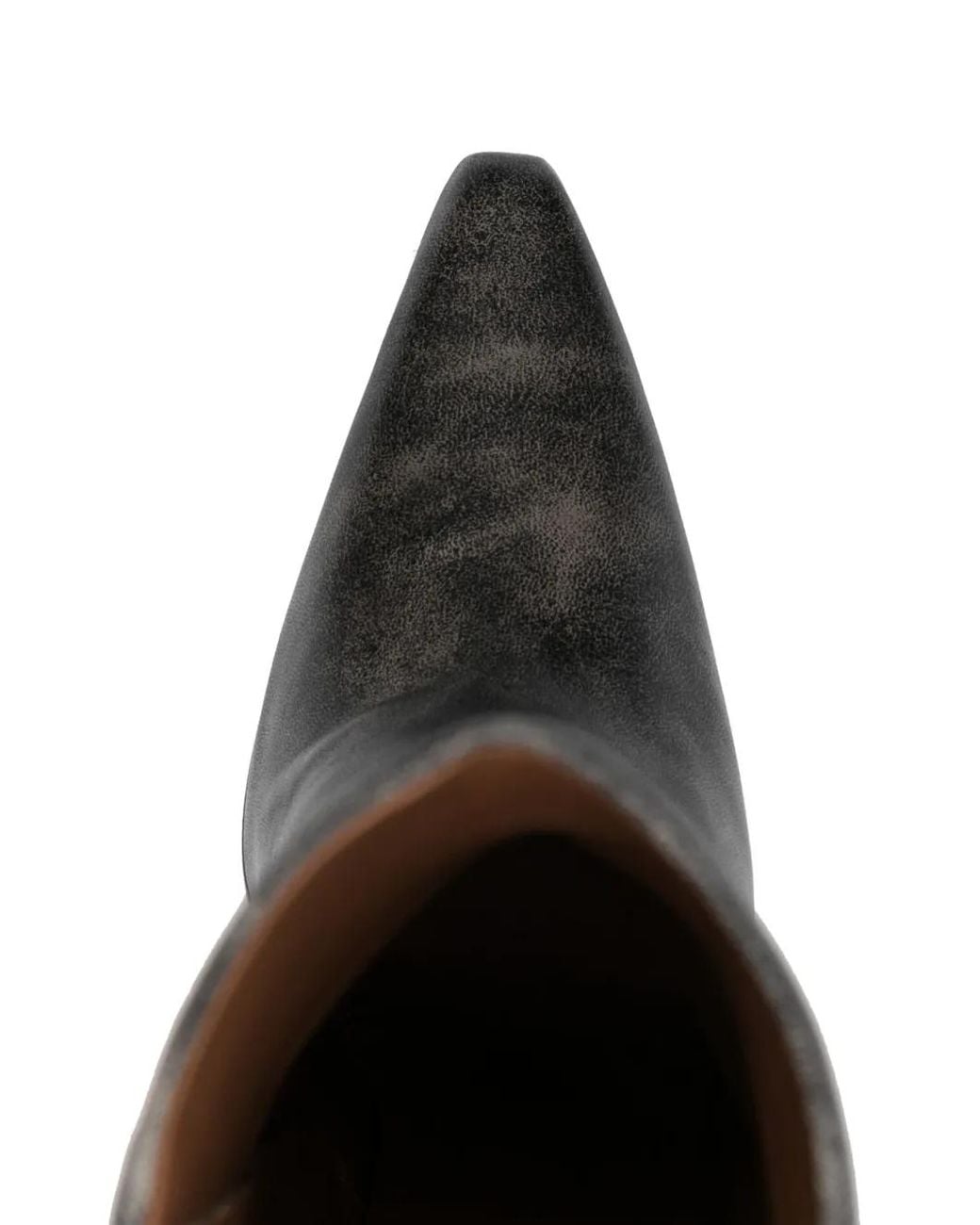 Paris Texas Black 90Mm Pointed-Toe Leather Ankle Boots