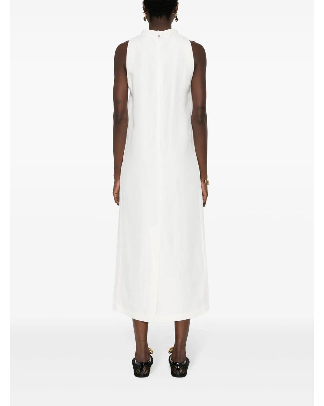 Loulou de Saison White Rivida Midi Dress