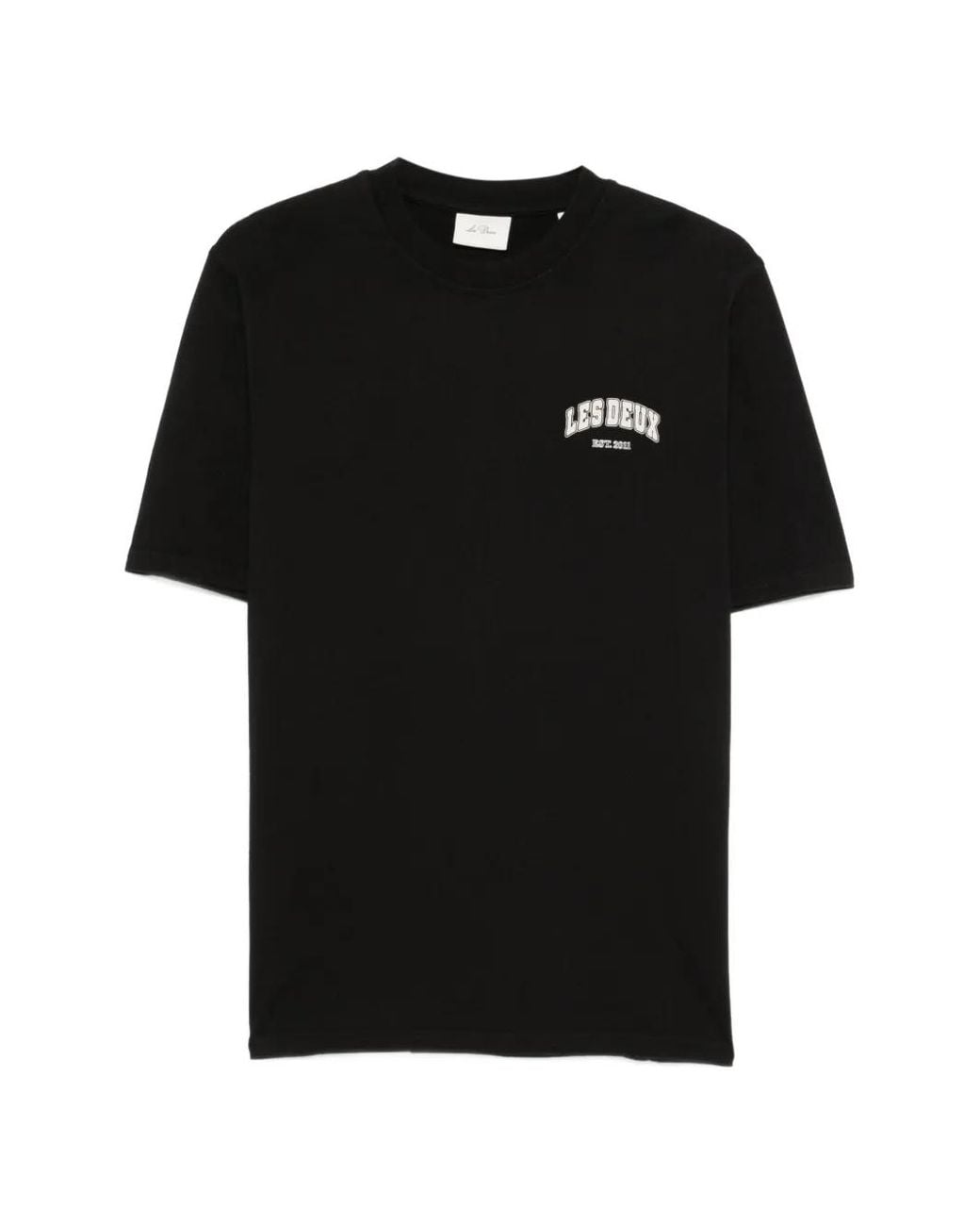 Les Deux Black Brady Logo T-Shirt for men