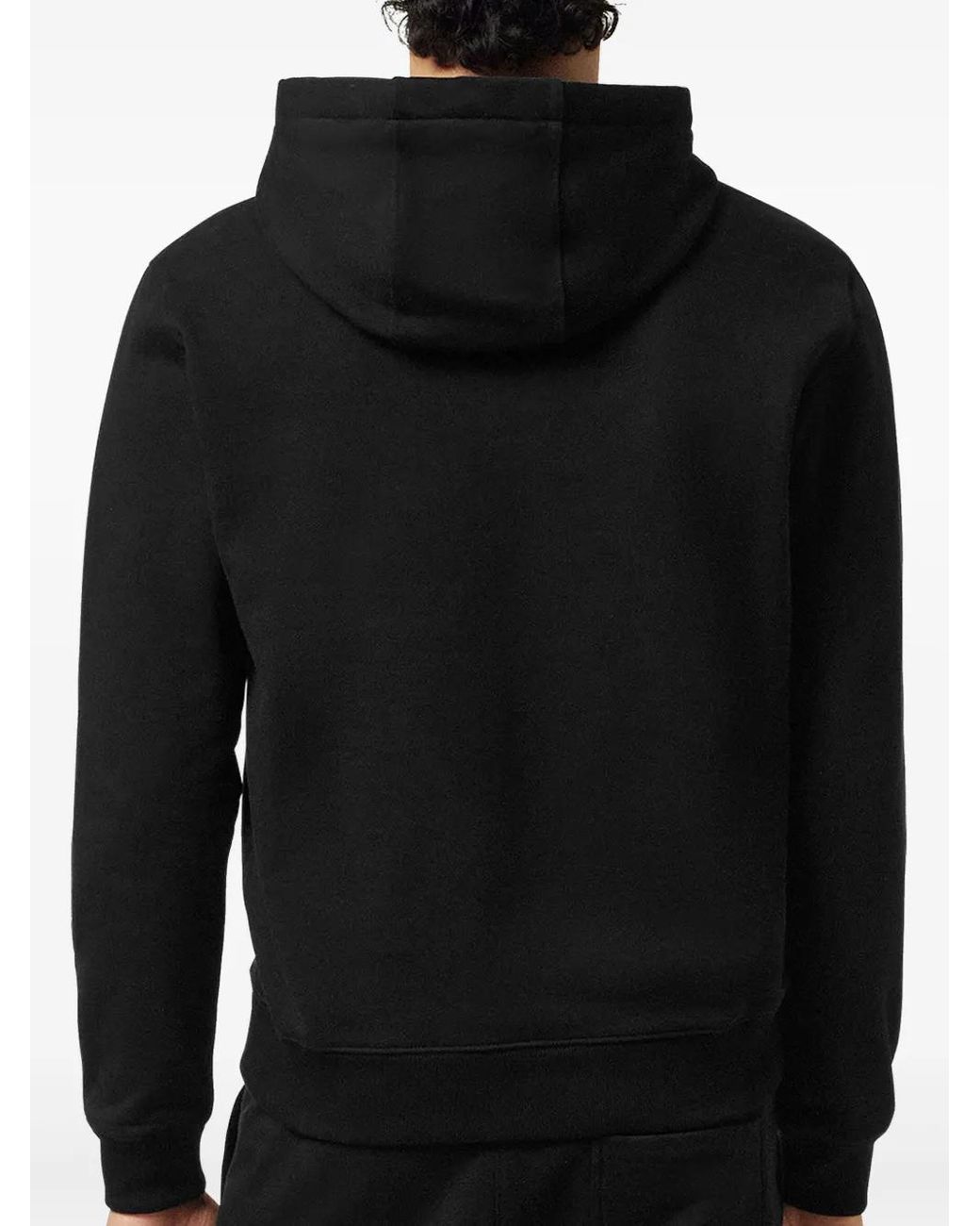 Sudadera Con Capucha Y Logo Versace de hombre de color Black