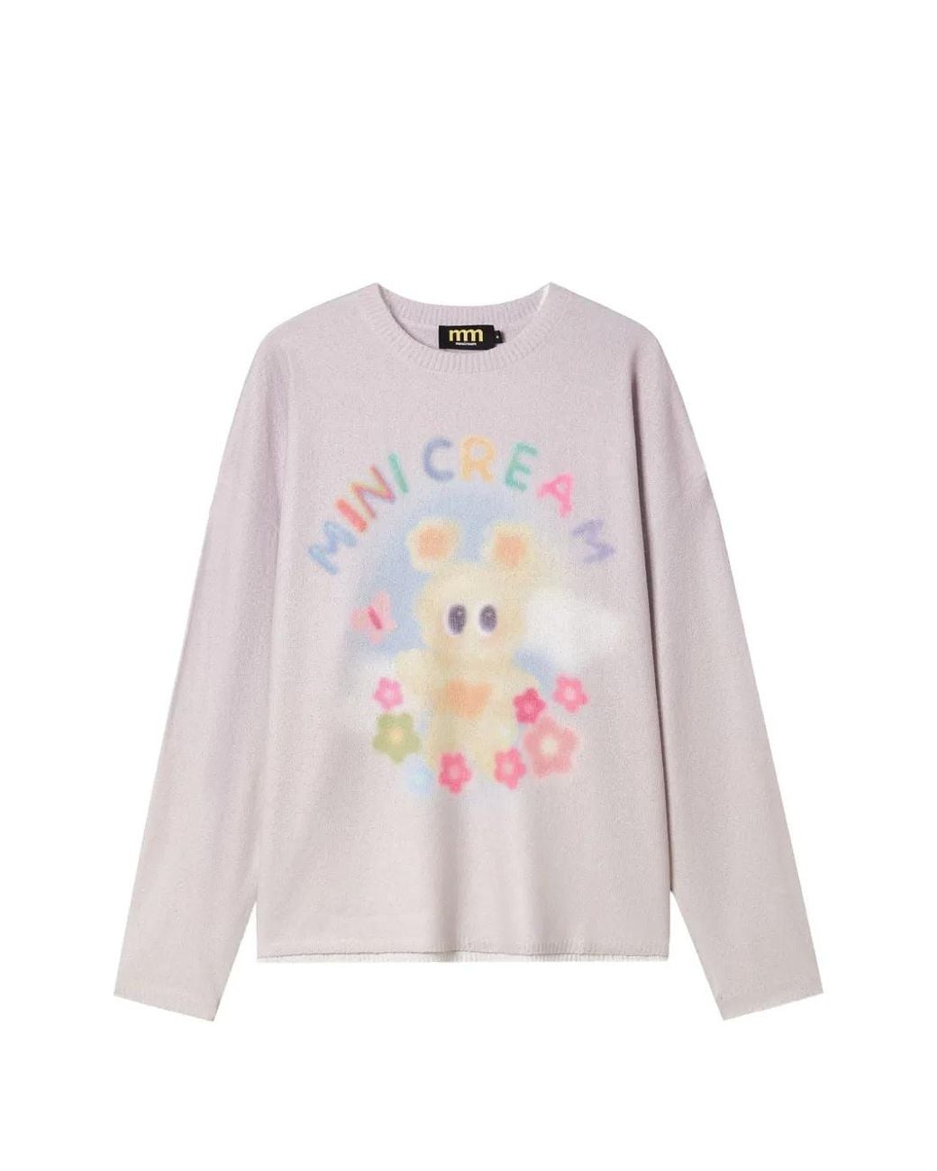 Pull À Imprimé Graphique Mini Cream en coloris Pink