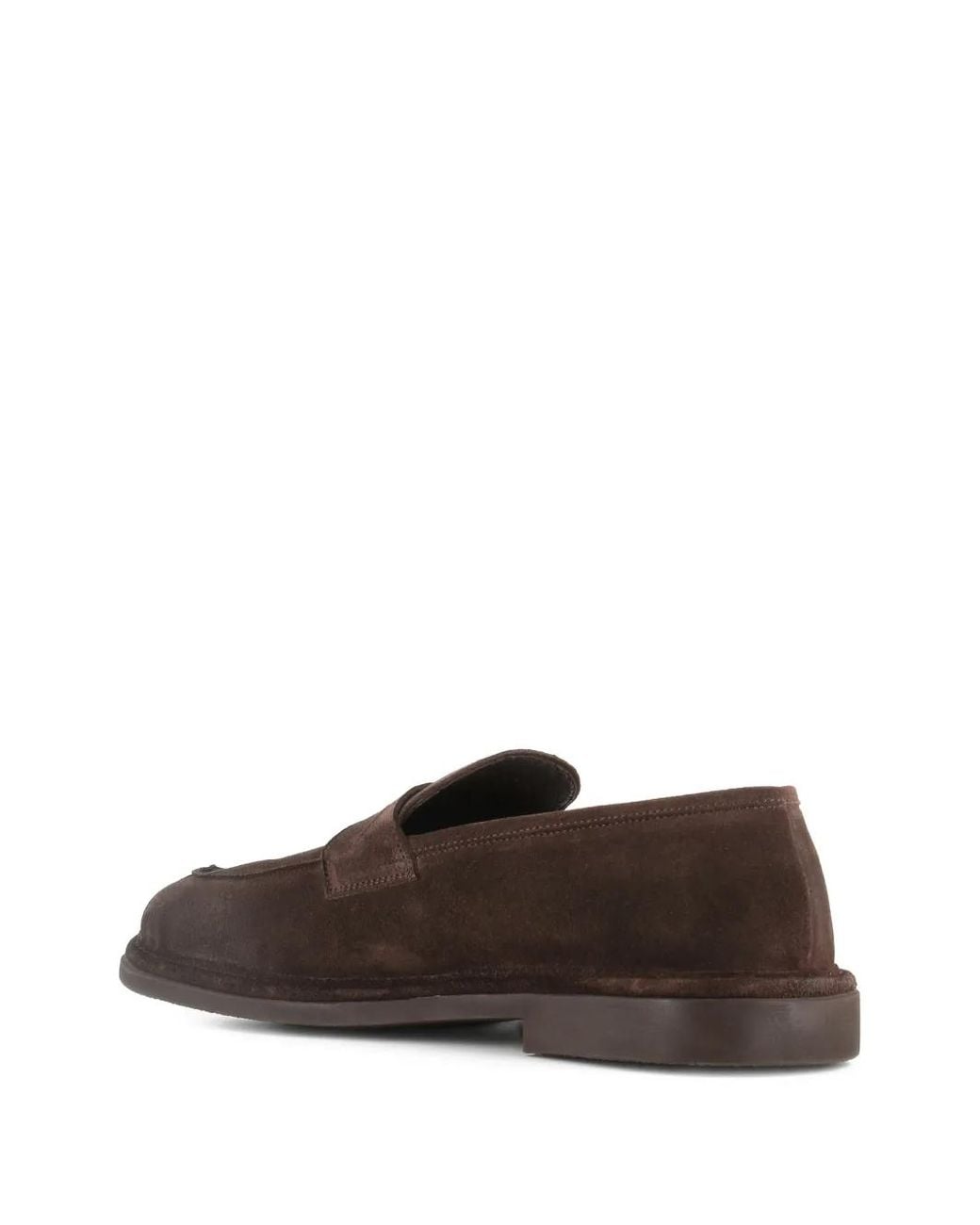 Alexander Hotto Brown Penny-Strap Loafers for men