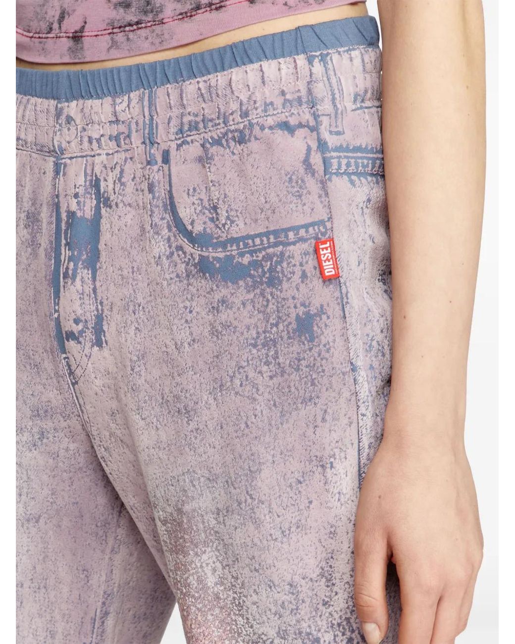 DIESEL Pink P-Nerv Track Pants