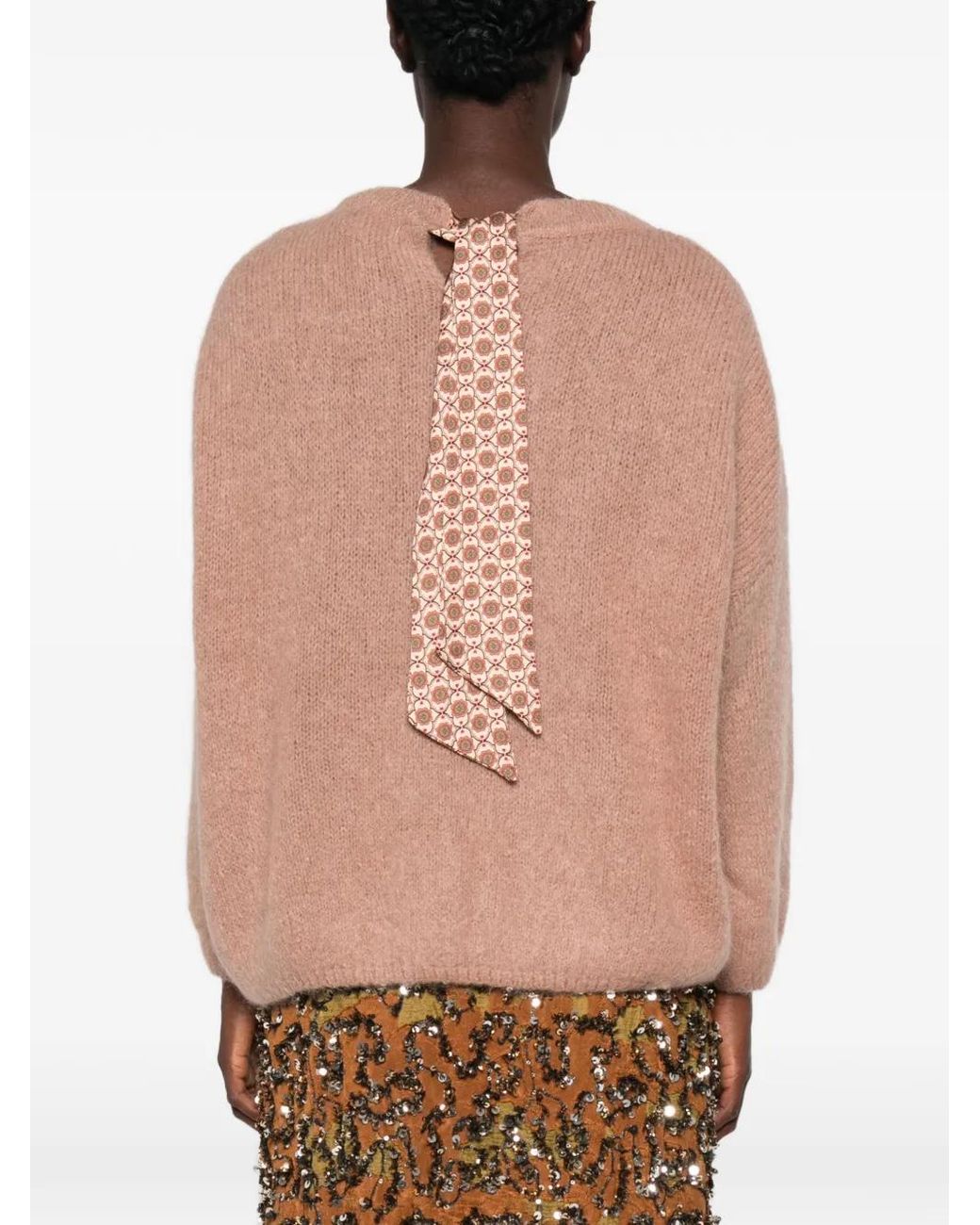 Dixie Natural Pullover Mit Schleifendetail