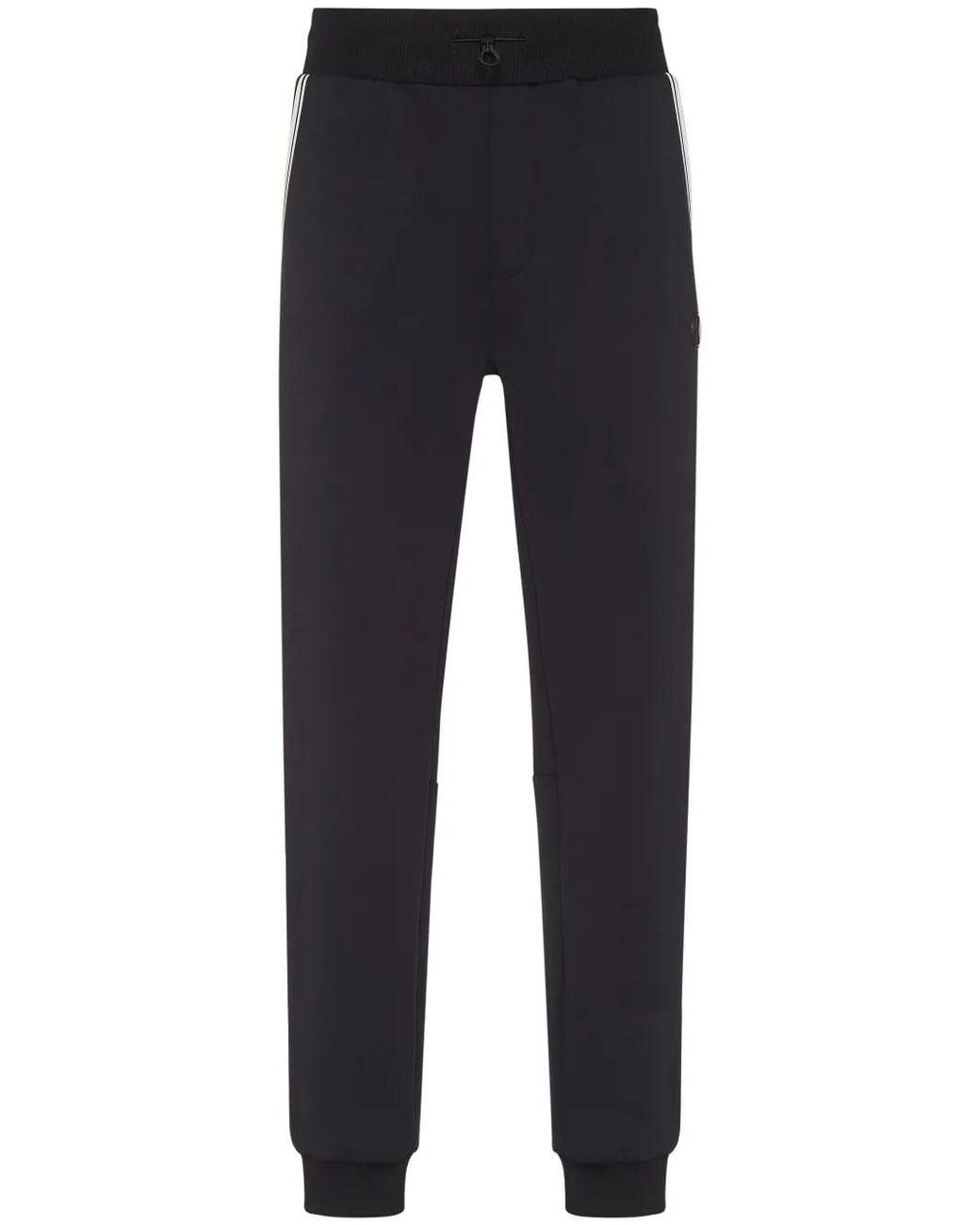 Philipp Plein Blue Logo-Print Track Pants for men