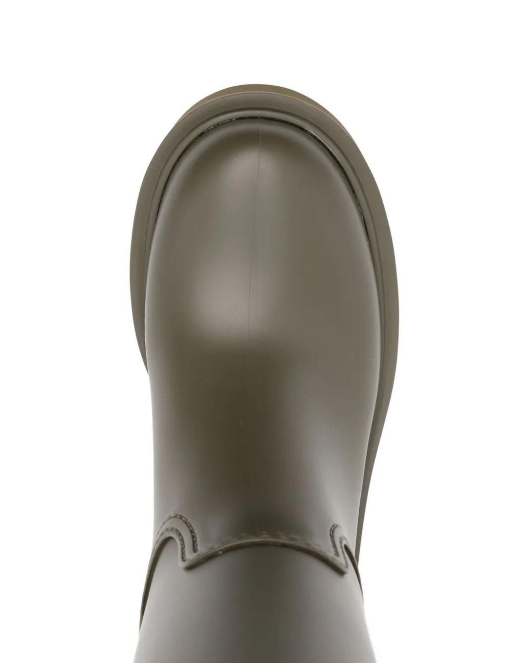 Moncler Green Regenstiefel Mit Lasche