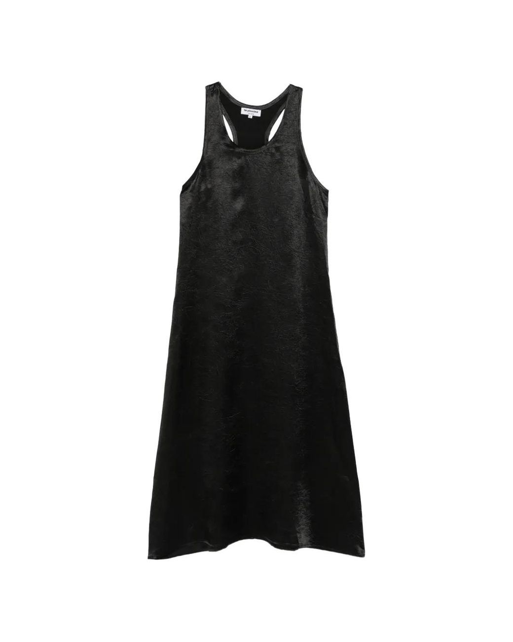 LA PISCINE Black Racerback Dress