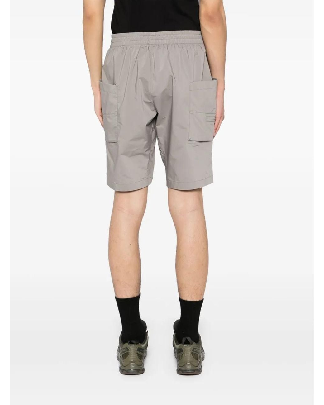 Spoonyard Gray Solotex 3D Patch Pockets Shorts