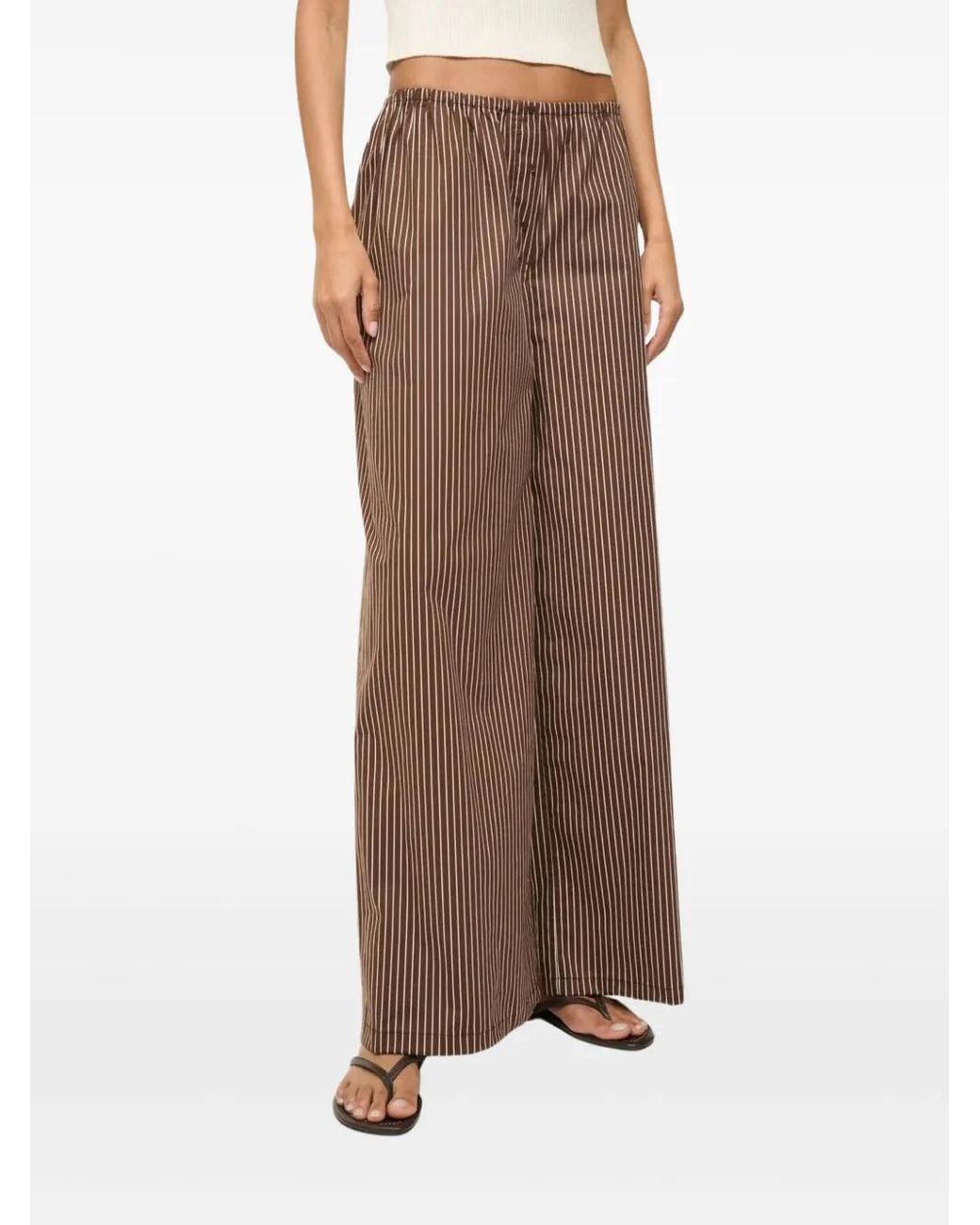 Staud Brown Bonfire Trousers