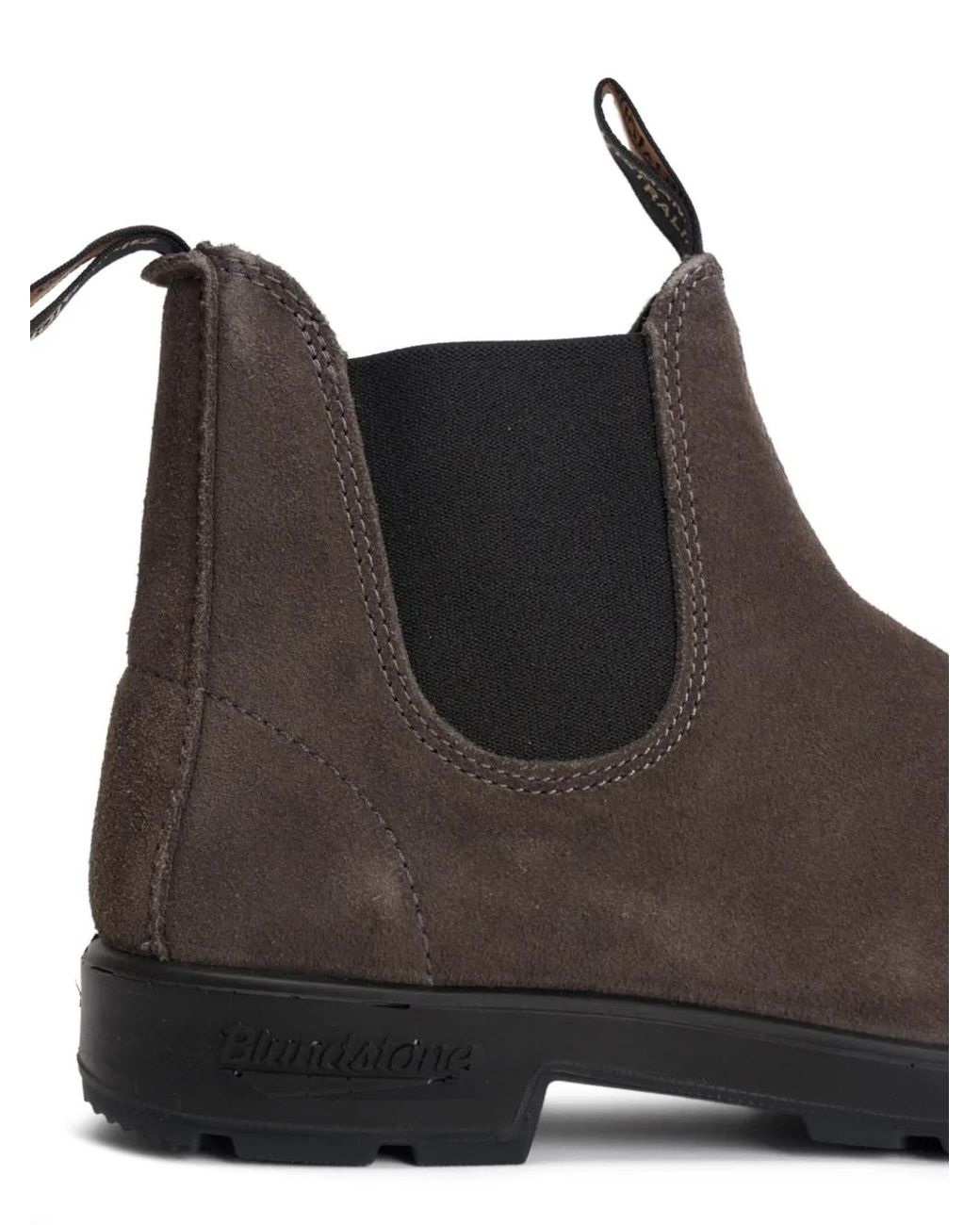 Blundstone Brown 2413 Elasticated-Panel Suede Chelsea Boots for men