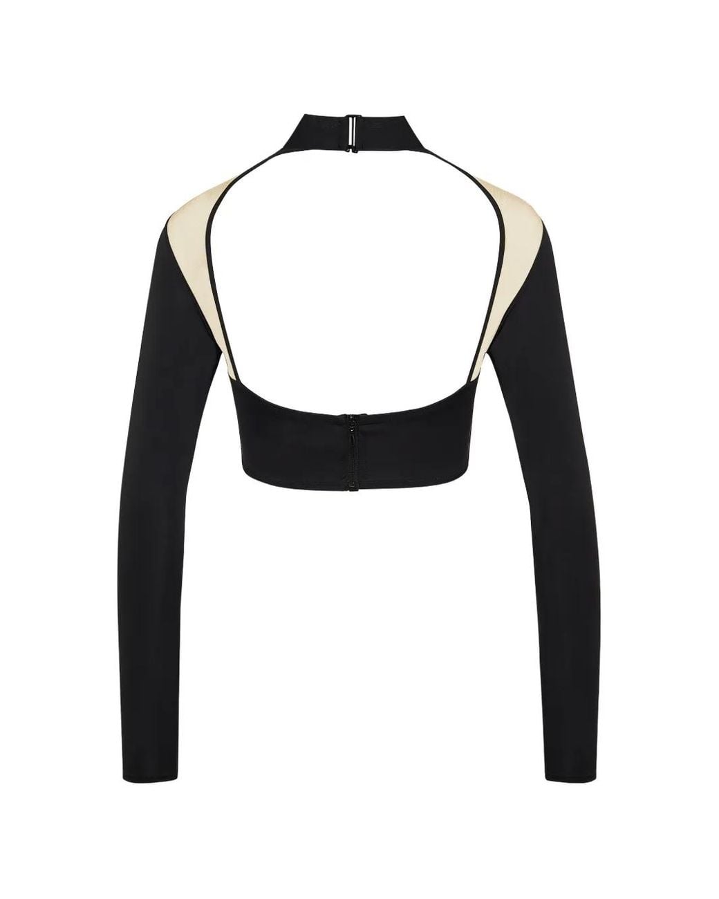 Maison Close Black Pure Tentation Long-Sleeve Top