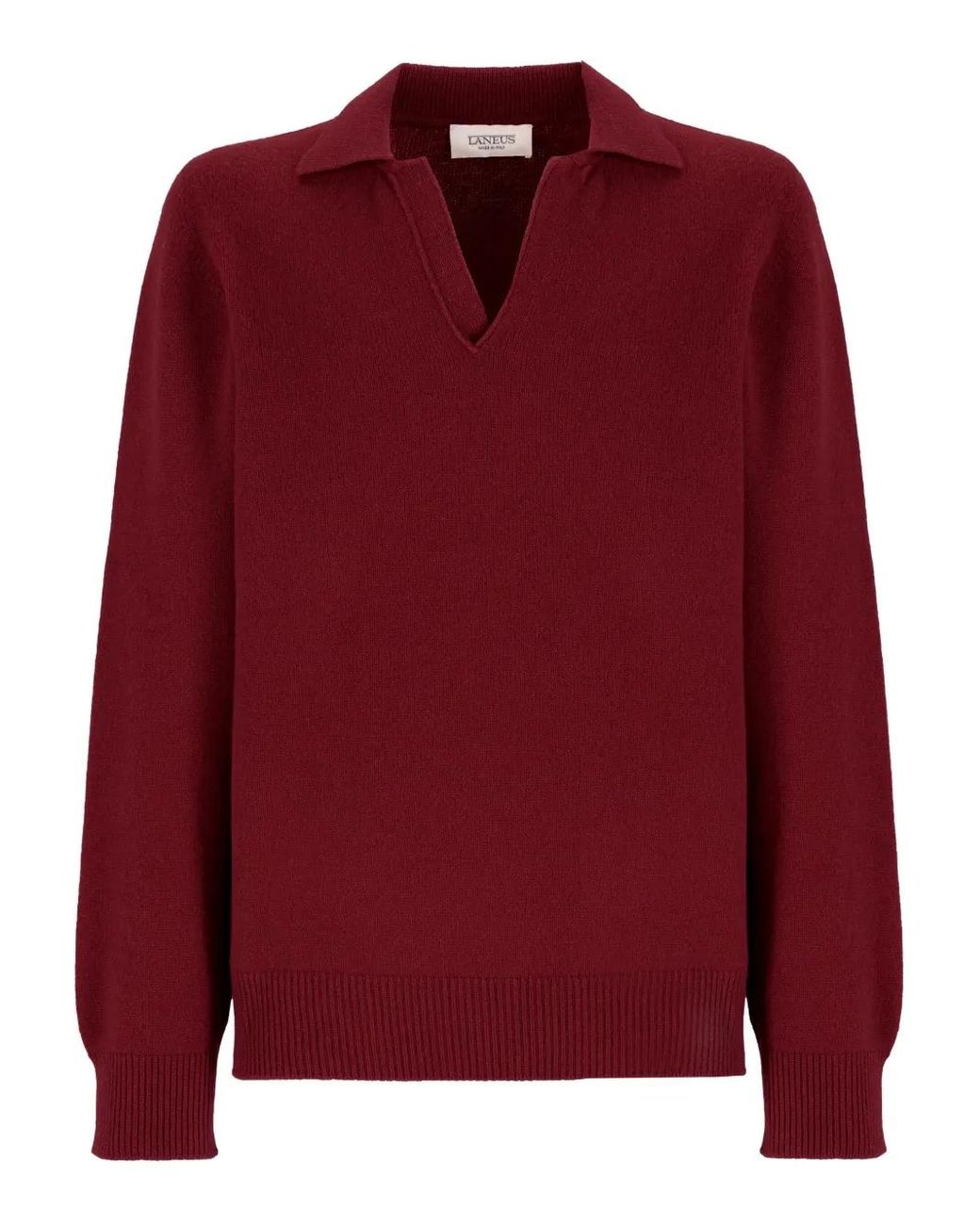 Pull À Col V Laneus pour homme en coloris Red