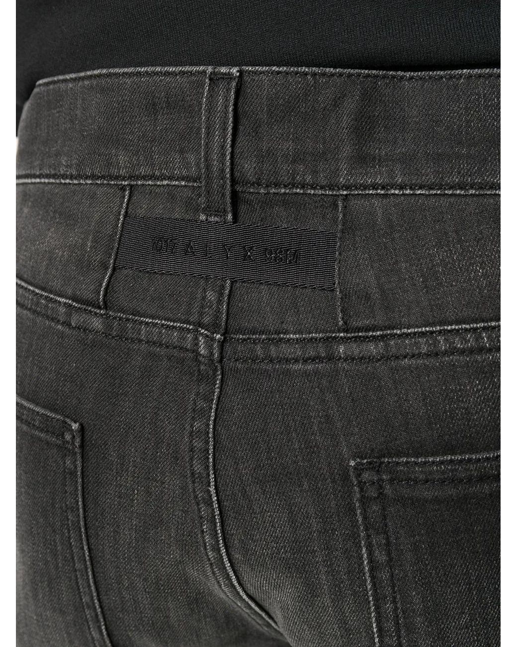 1017 ALYX 9SM Black Denim Straight Leg Jeans for men