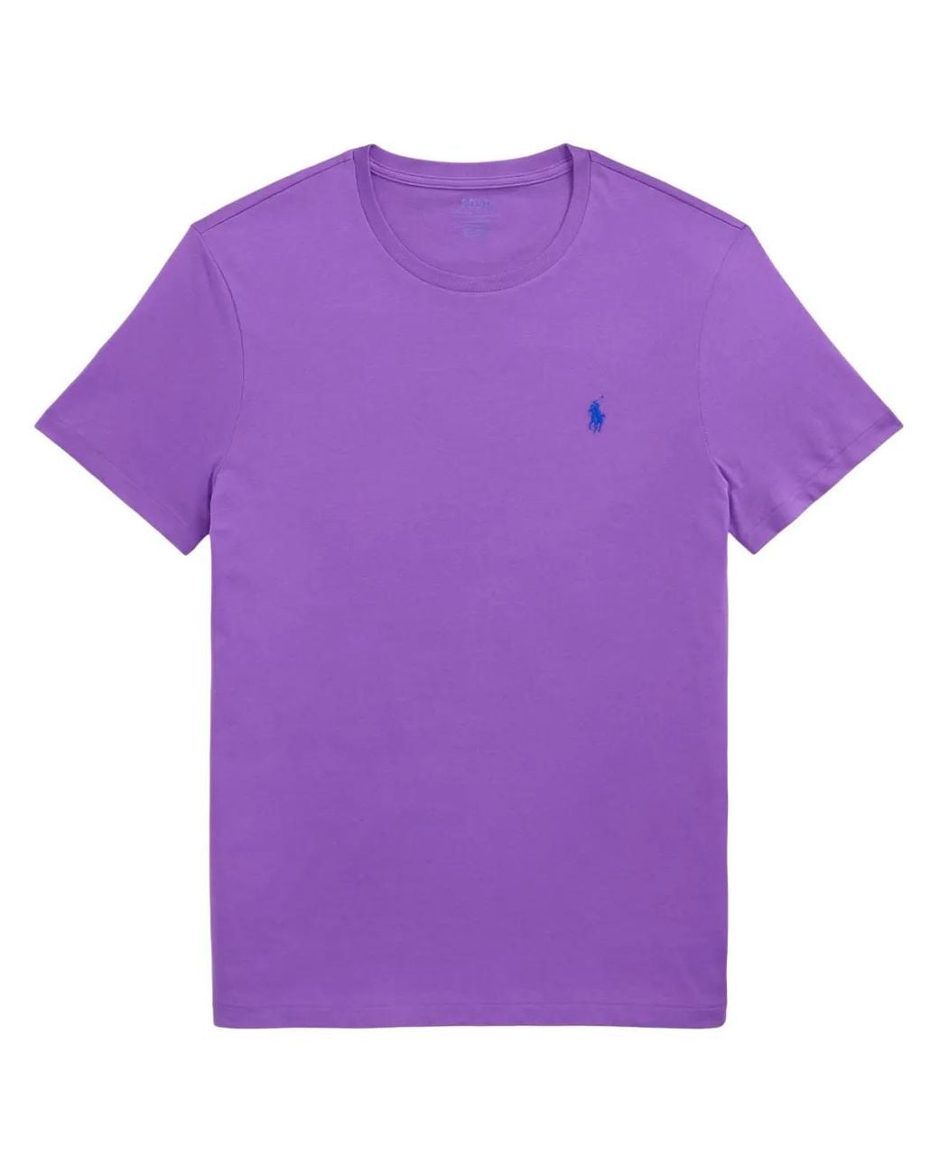 Polo Ralph Lauren Purple Cotton T-Shirt for men