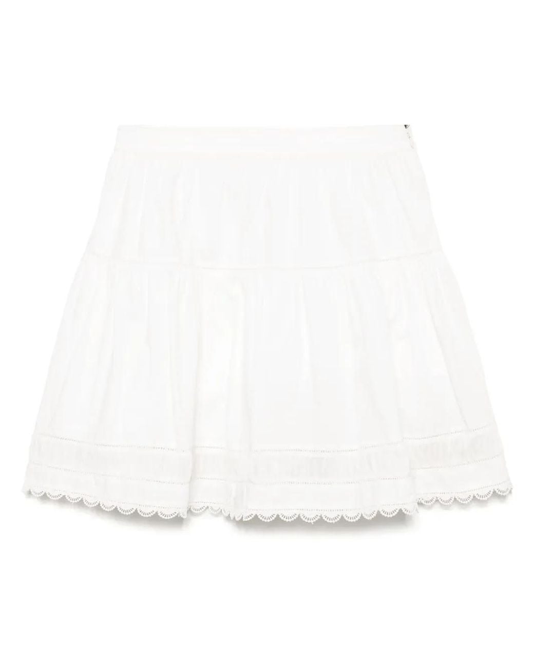 Ulla Johnson White Ayla Skirt