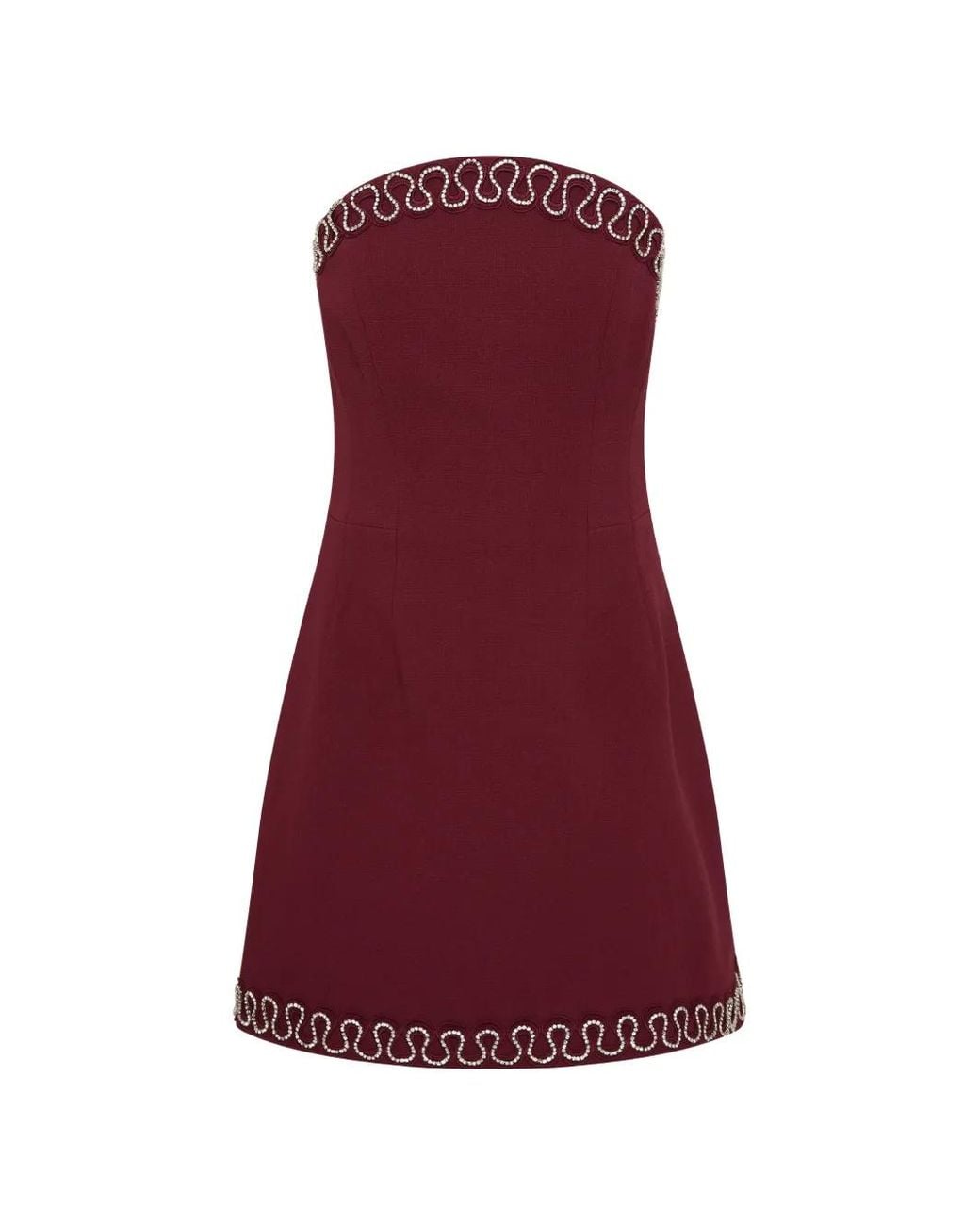 Rebecca Vallance Purple Cava Mini Dress