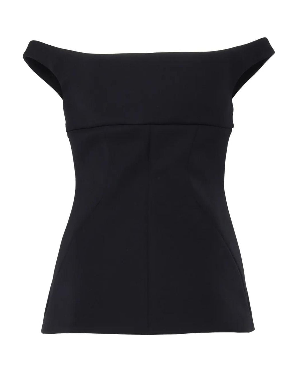 Philosophy Di Lorenzo Serafini Black Top Polyamide Elastane