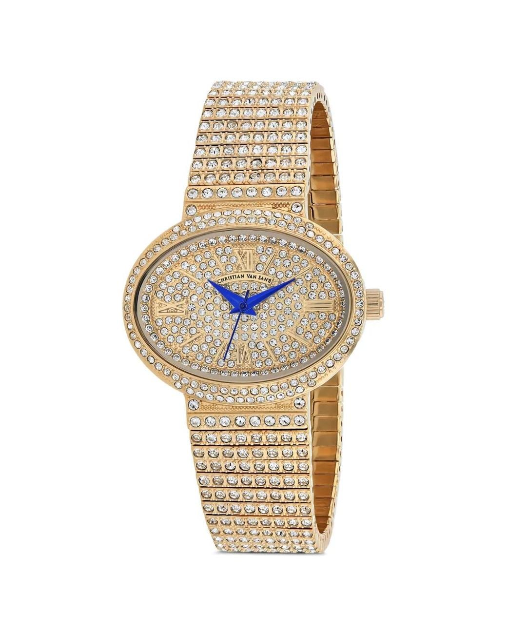 Christian Van Sant Metallic Sparkler 30Mm Watch