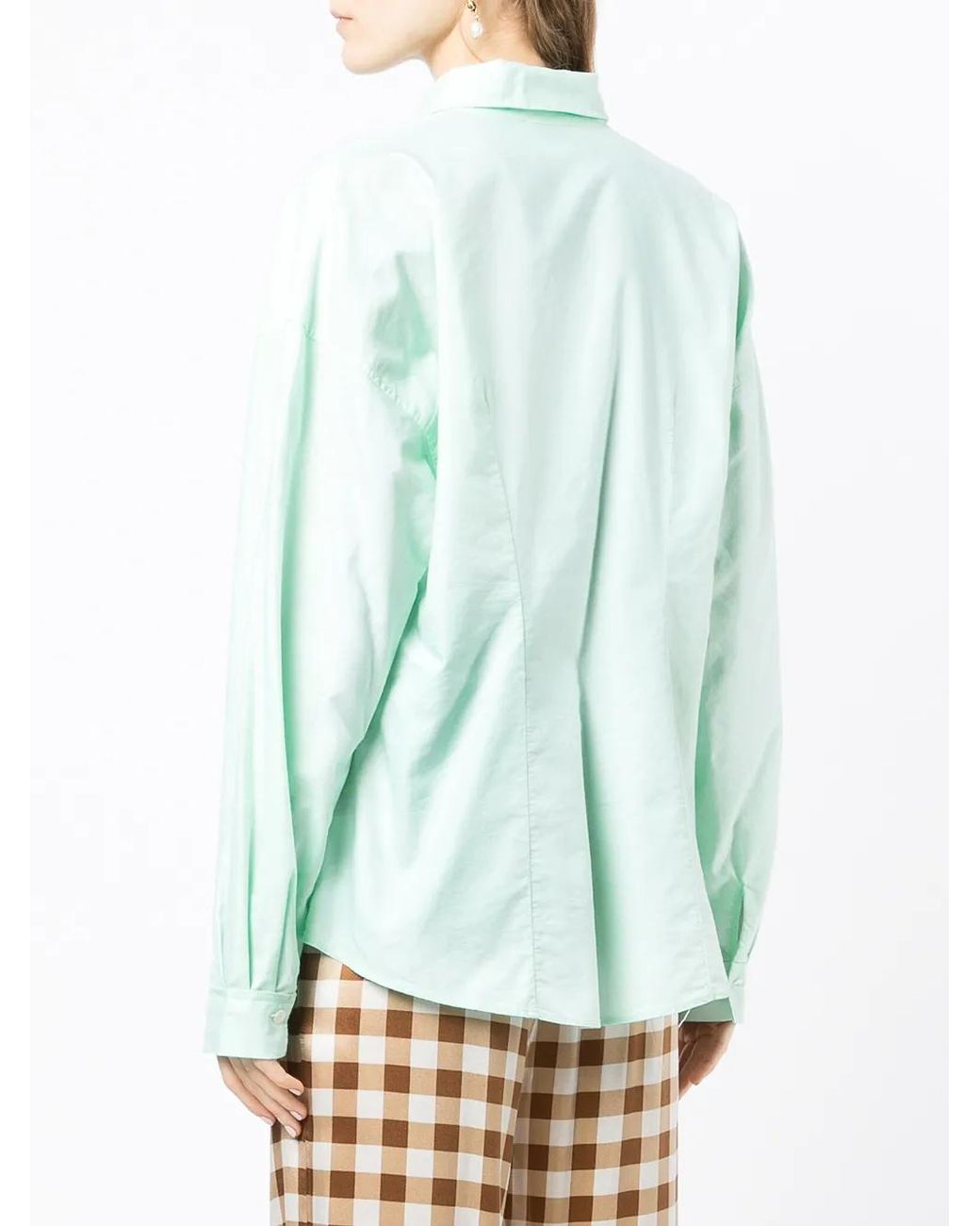 Forte_forte Green Chest-Pocket Longsleeved Shirt