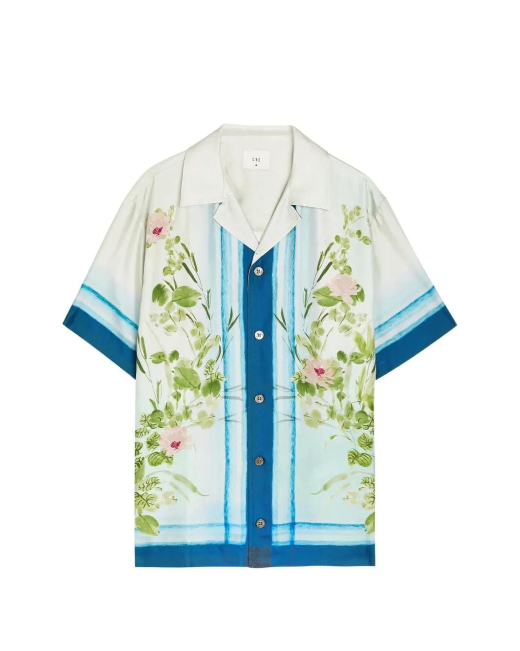 CHE Blue Bloom Print Shirt for men
