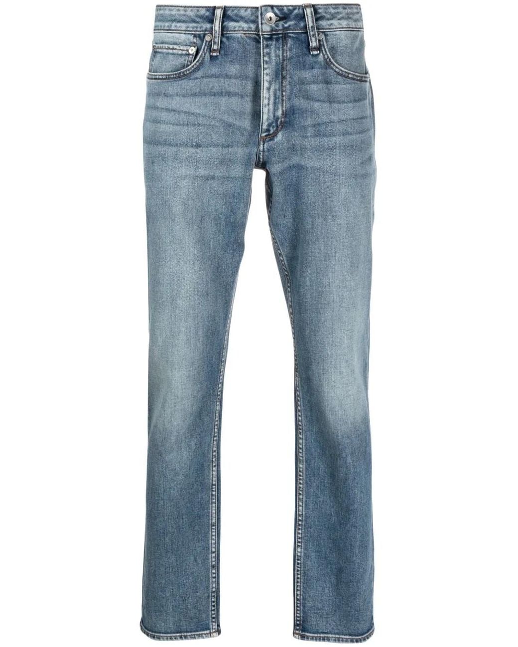 Rag & Bone Blue Straight-Leg Jeans for men