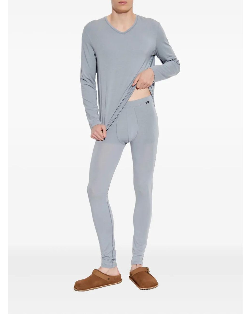 Hanro Gray Labelled Loungewear for men