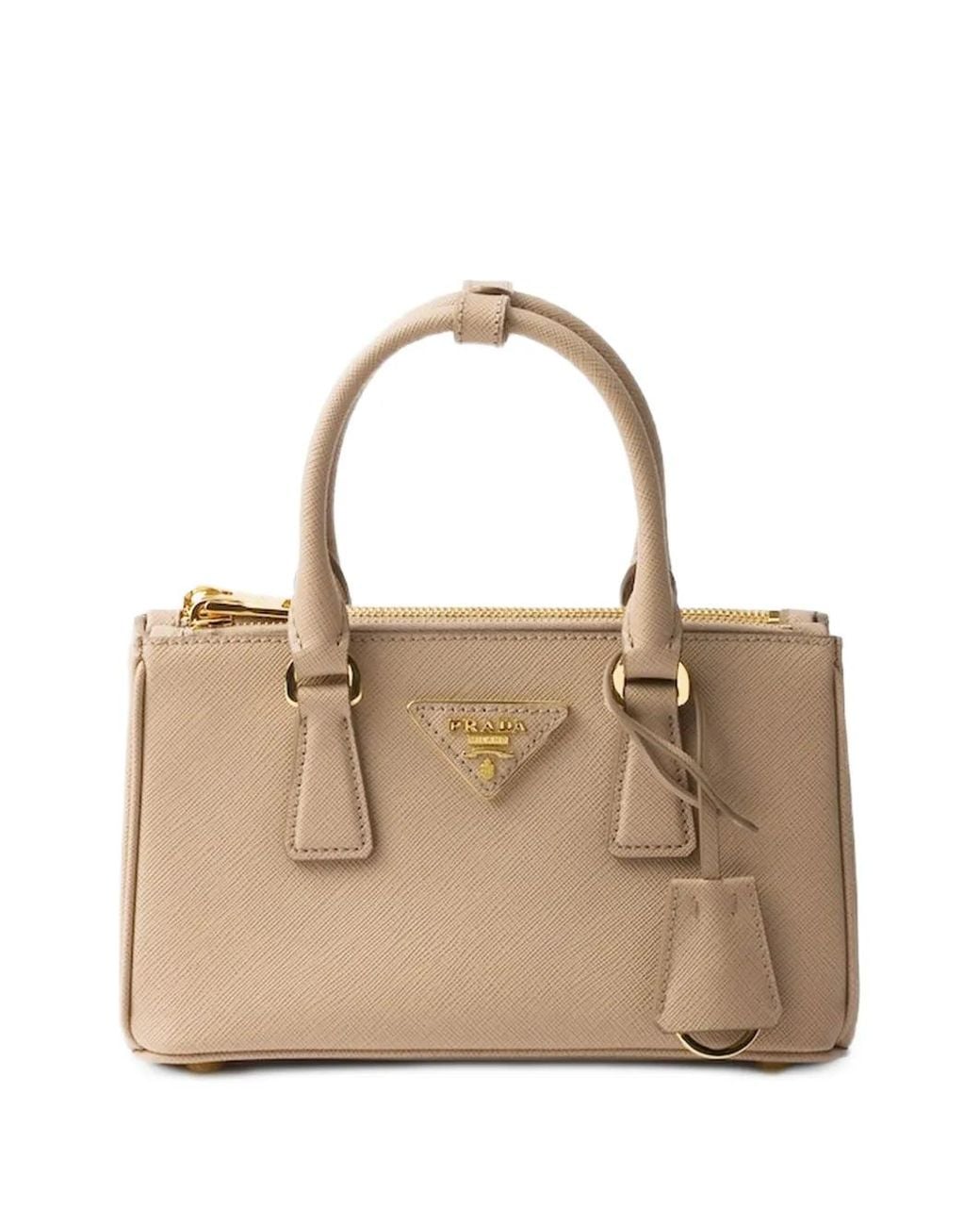 Prada Brown Galleria Mini Leather Bag