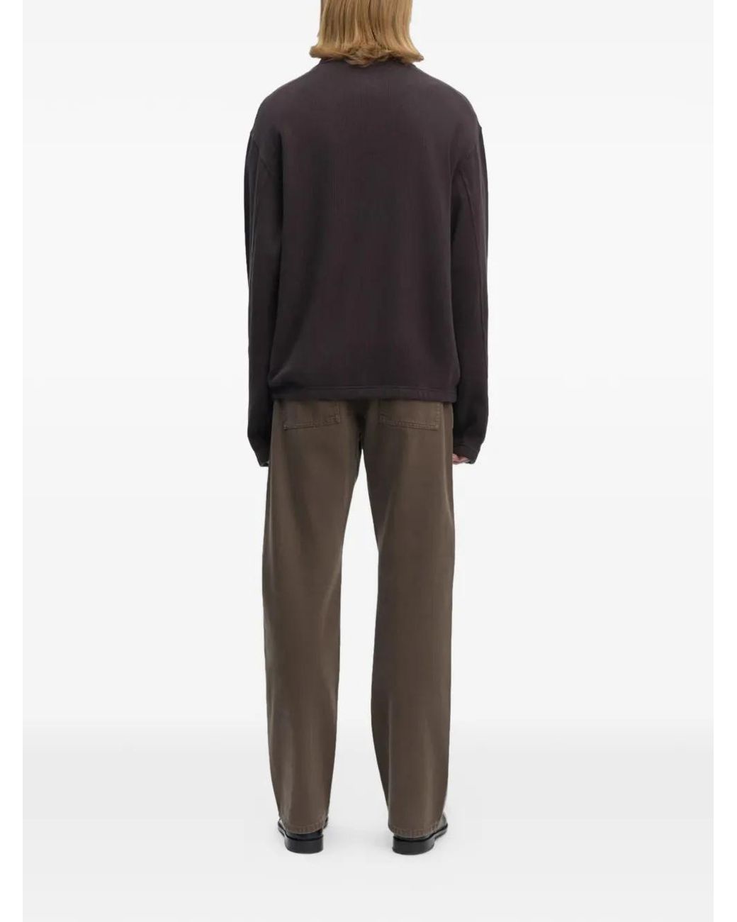 Another Aspect Gray Sweat 2.0 À Col Zippé for men