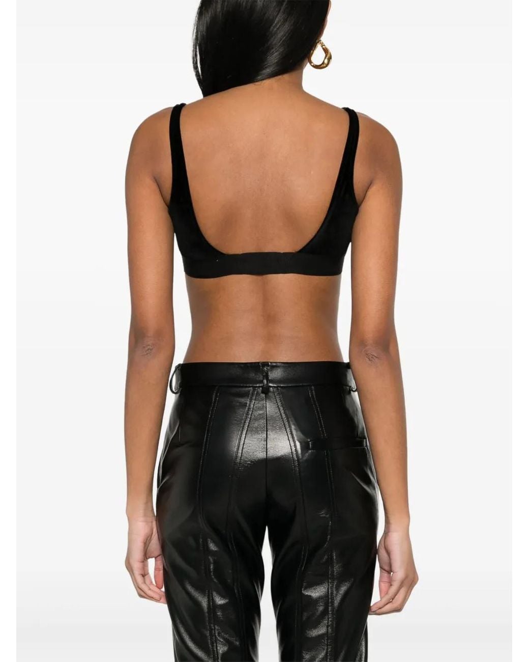 Tom Ford Black Top With Jacquard Effect