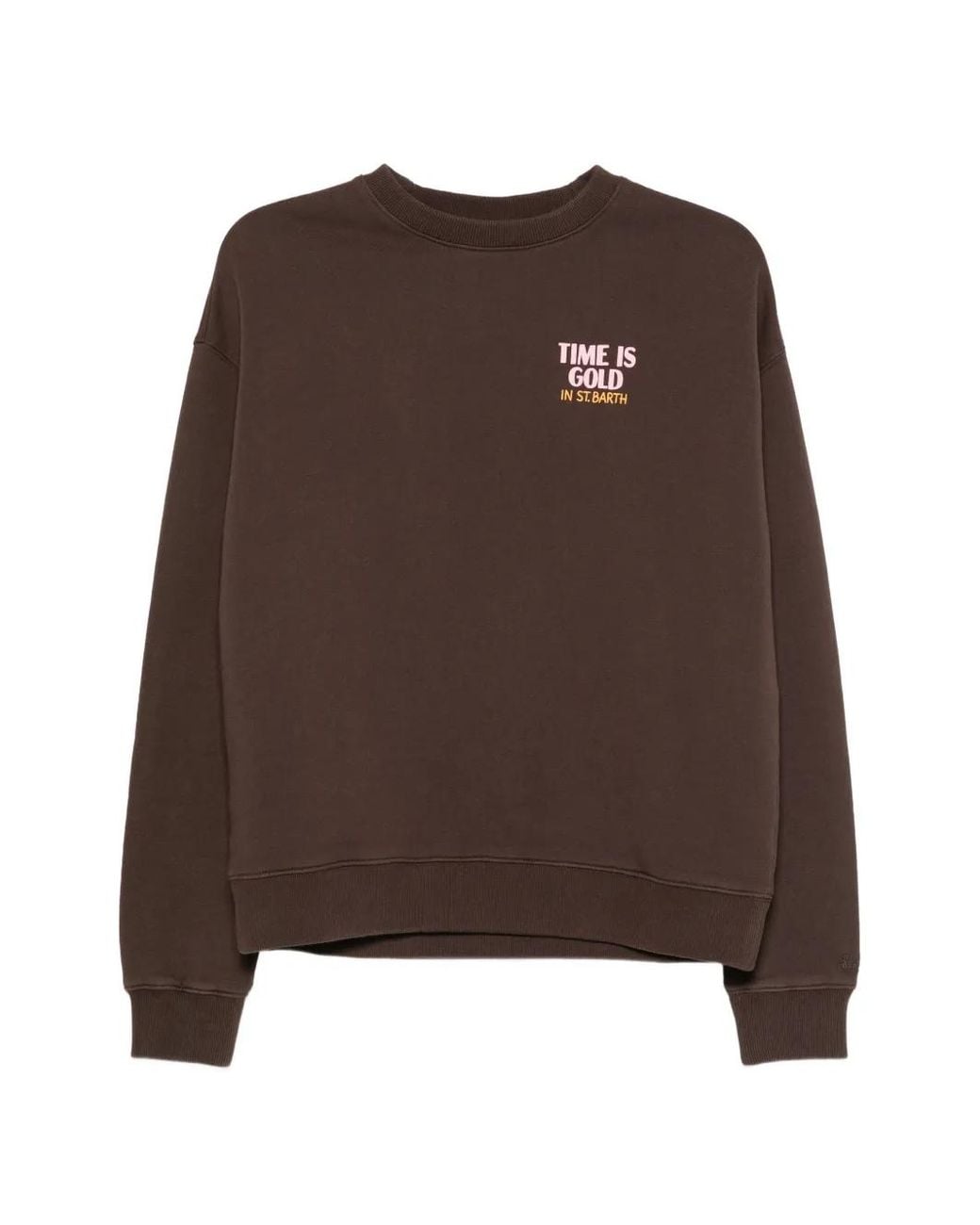 Mc2 Saint Barth Brown Stardust Graphic-Print Sweatshirt