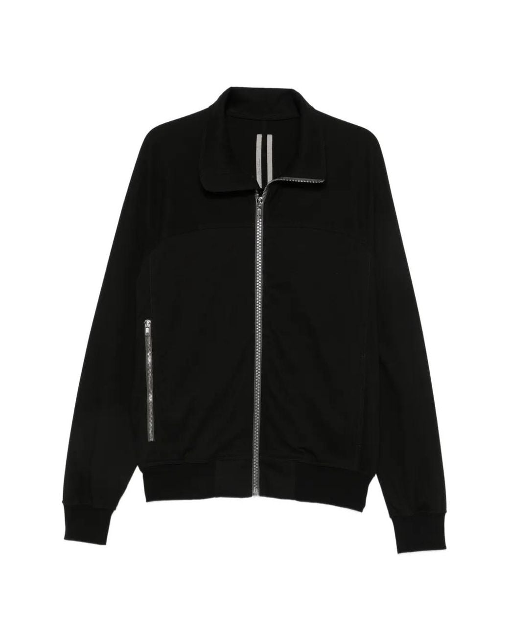 Rick Owens Black Zipfront Joggers for men