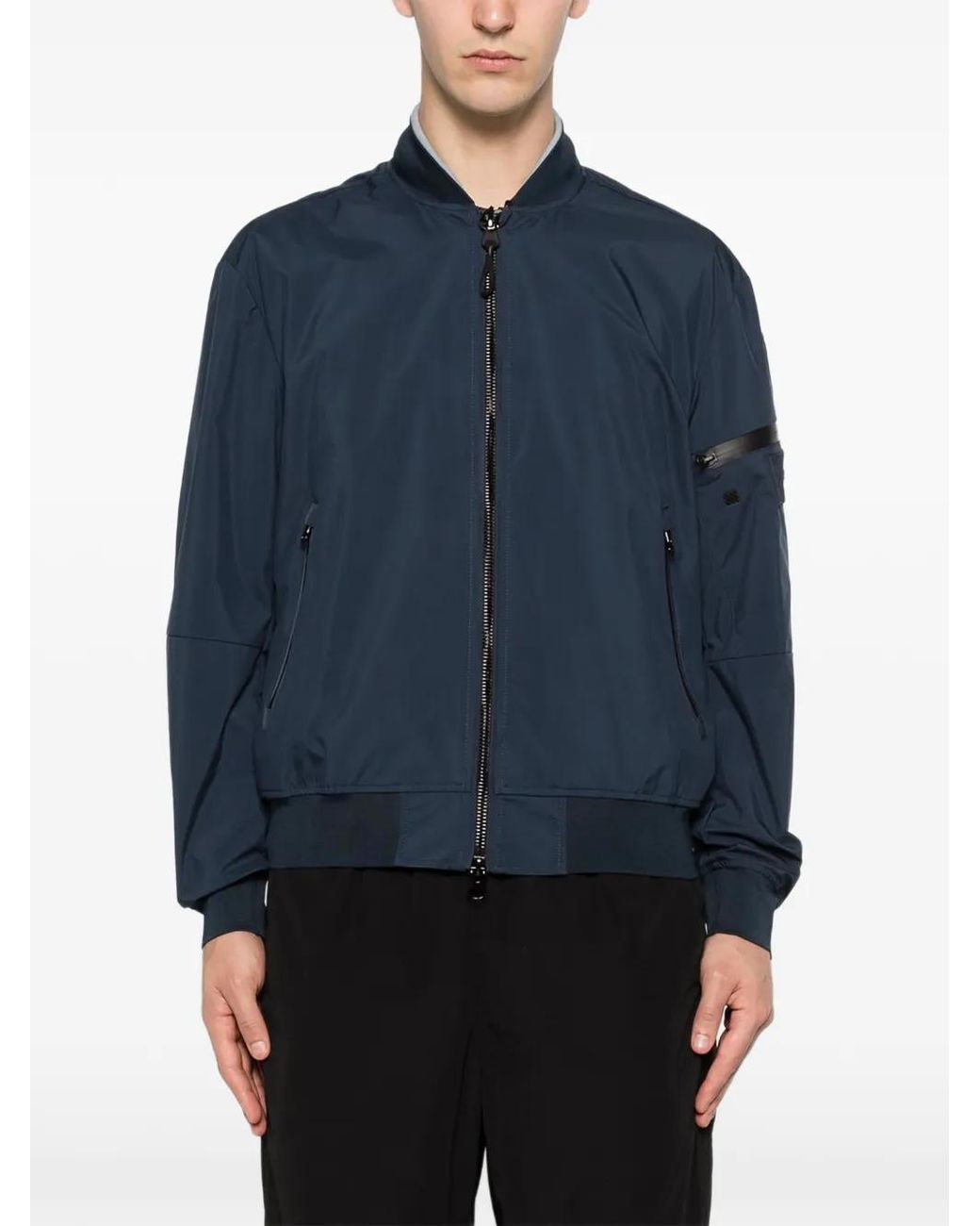 Blauer Blue Logo-Patch Bomber Jacket for men