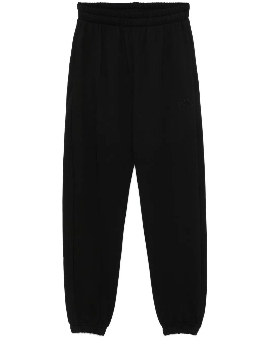 Gcds Black Lounge Logo Sweatpants for men