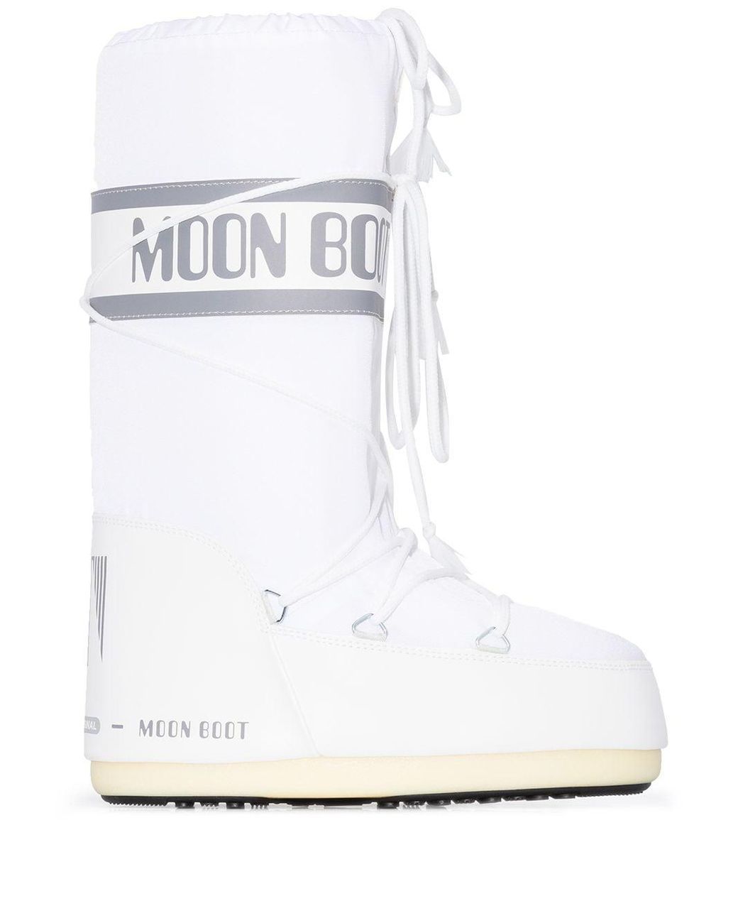 white snow moon boots