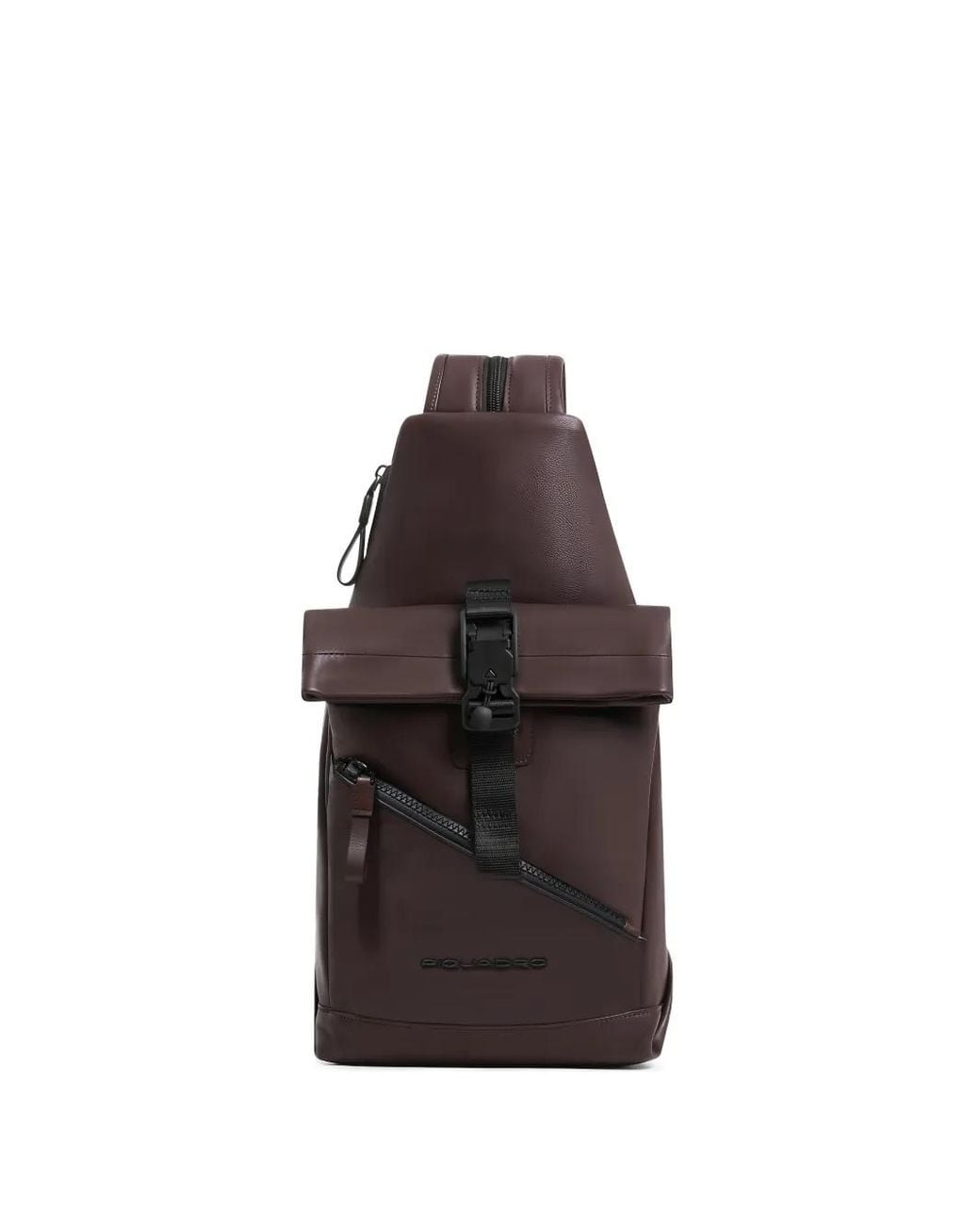 Piquadro Brown Convertible-Backpack Sling Bag for men