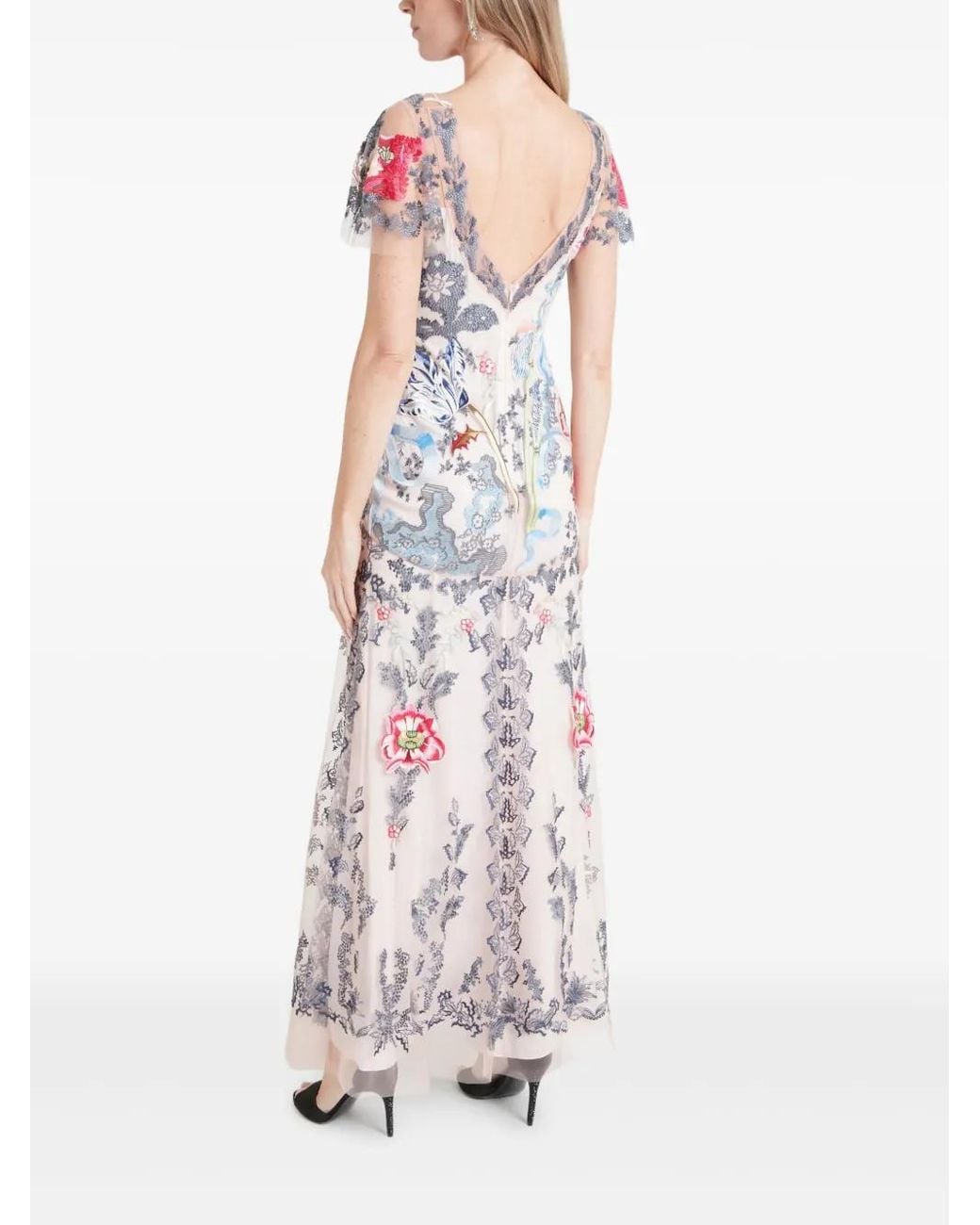 Temperley London Pink Bilbao Gown