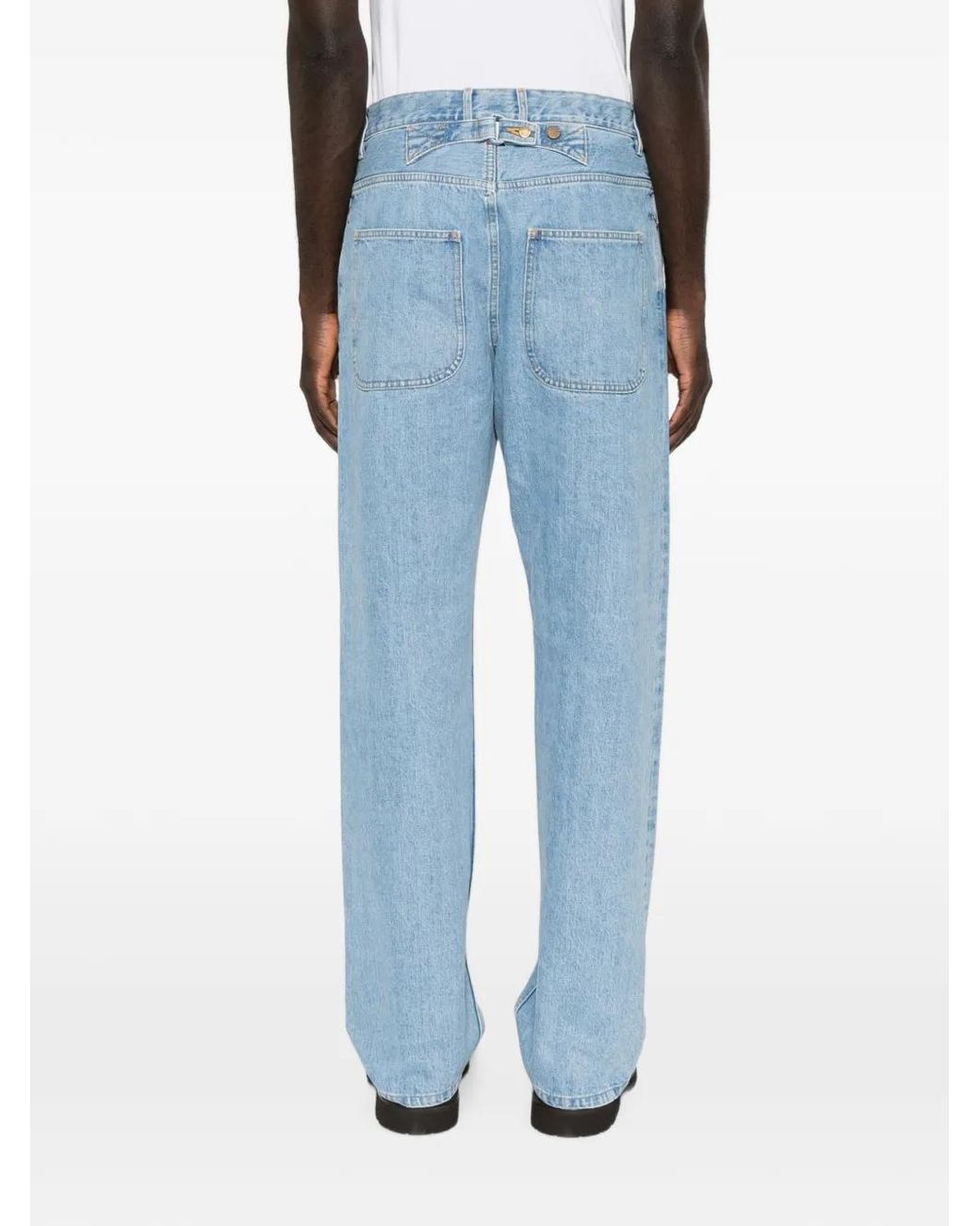 Thom Browne Blue Selvedge Jeans for men