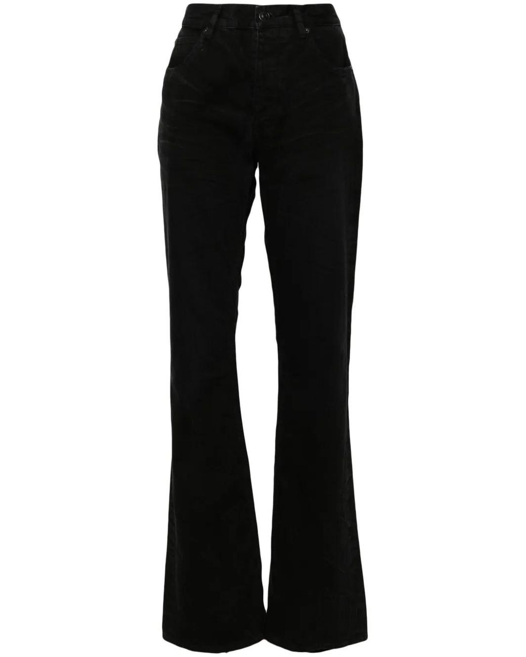 Balenciaga Black Logo-Patch Jeans