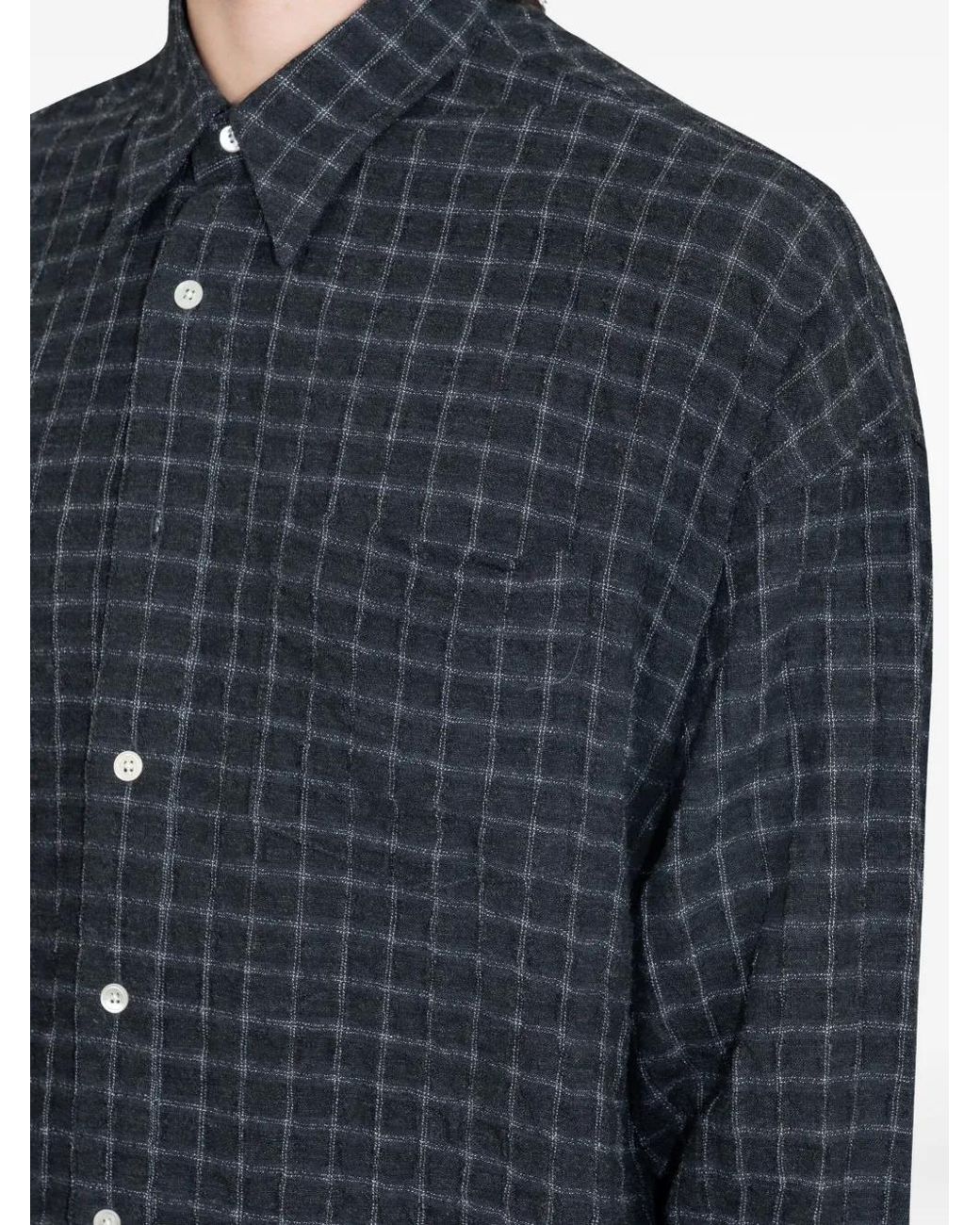 sunflower Blue Check-Print Shirt for men