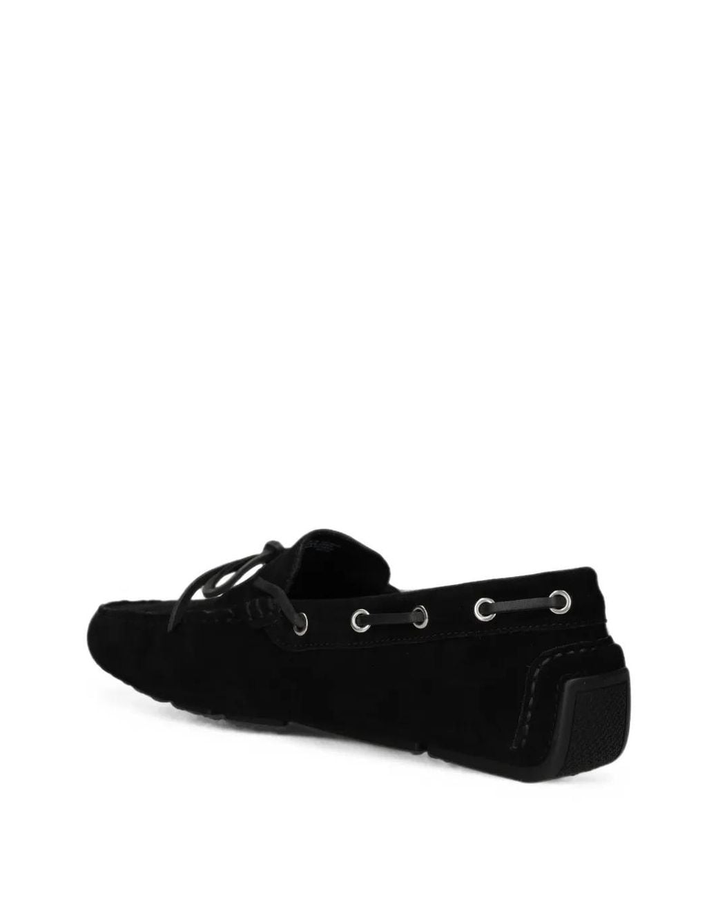 Michael Kors Black Sayer Suede Moccasins for men