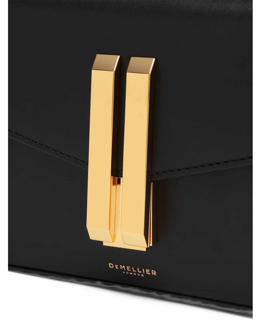 DeMellier London Black The Vancouver Clutch Bag